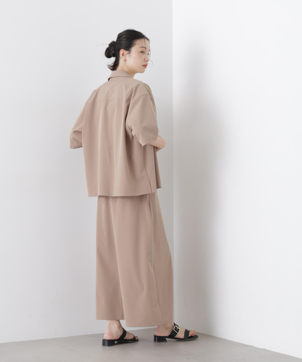 多機能2wayストレッチ ハーフスリーブシャツ(セットアップ可) 6736121301