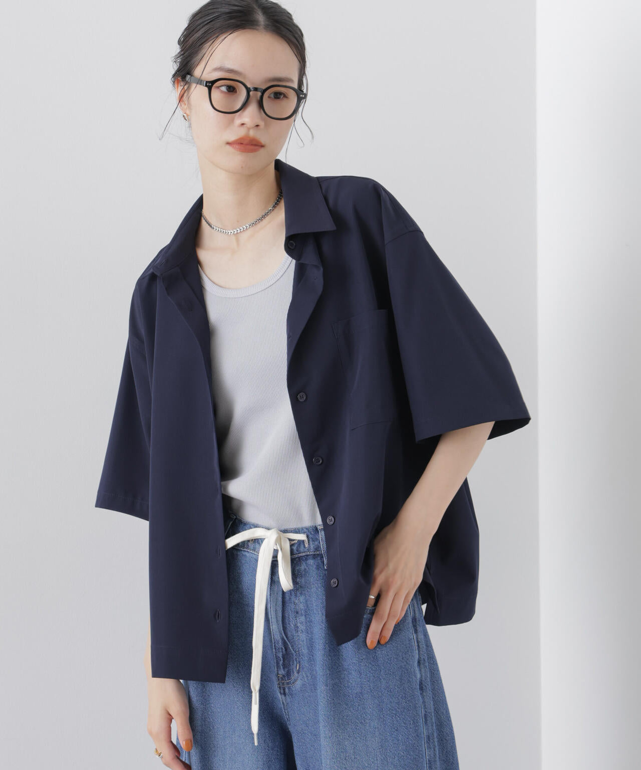 多機能2wayストレッチ ハーフスリーブシャツ(セットアップ可) 6736121301