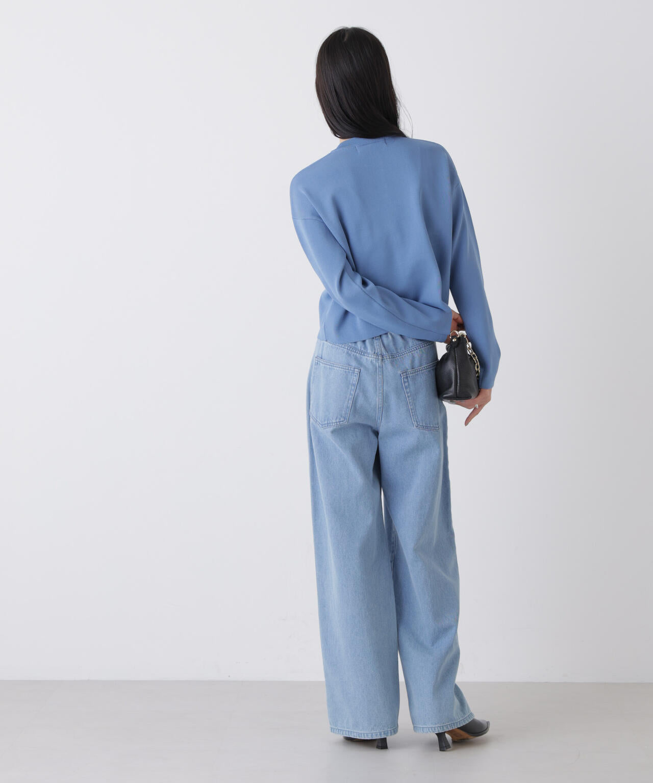 洗濯機洗可UVカット総針ニットカーディガン 6736122307