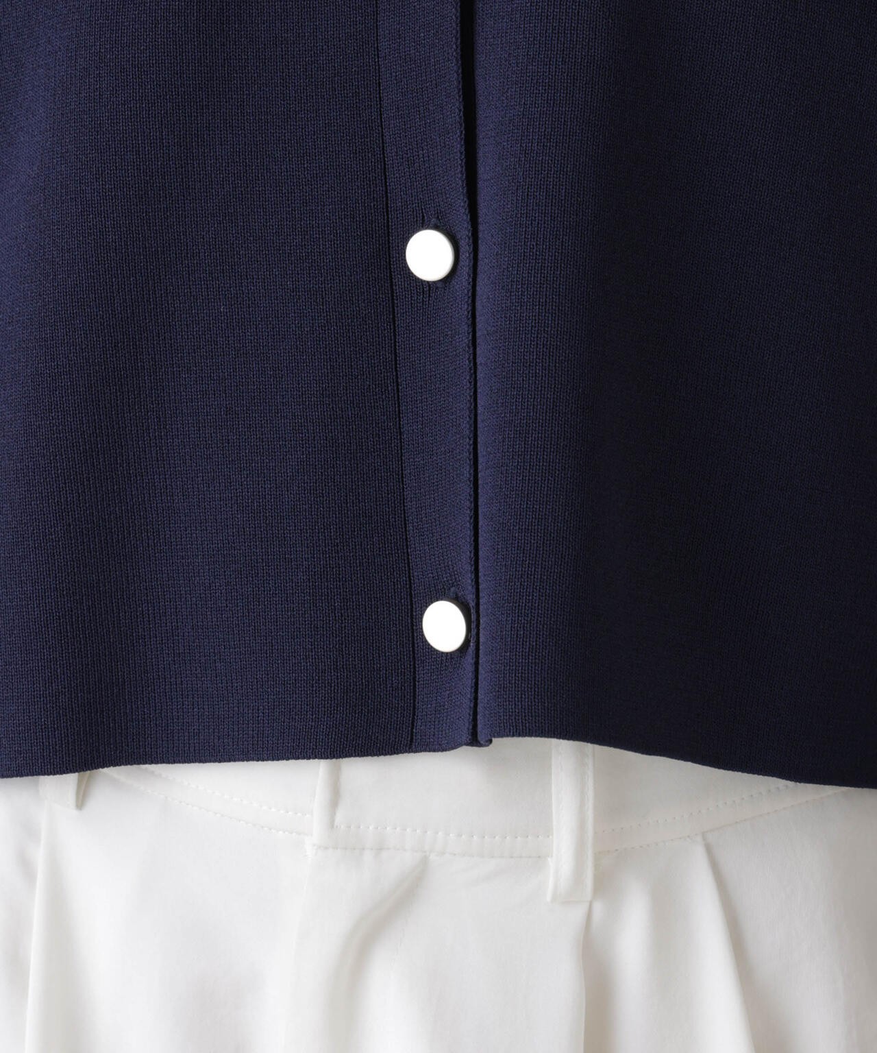 洗濯機洗可UVカット総針ニットカーディガン 6736122307