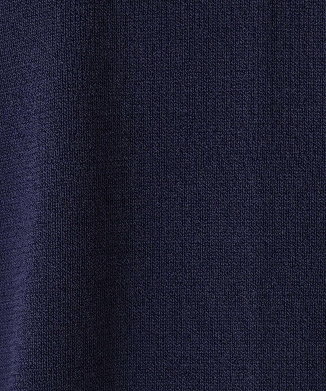 洗濯機洗可UVカットバイカラー釦ディティールニット 6736122308