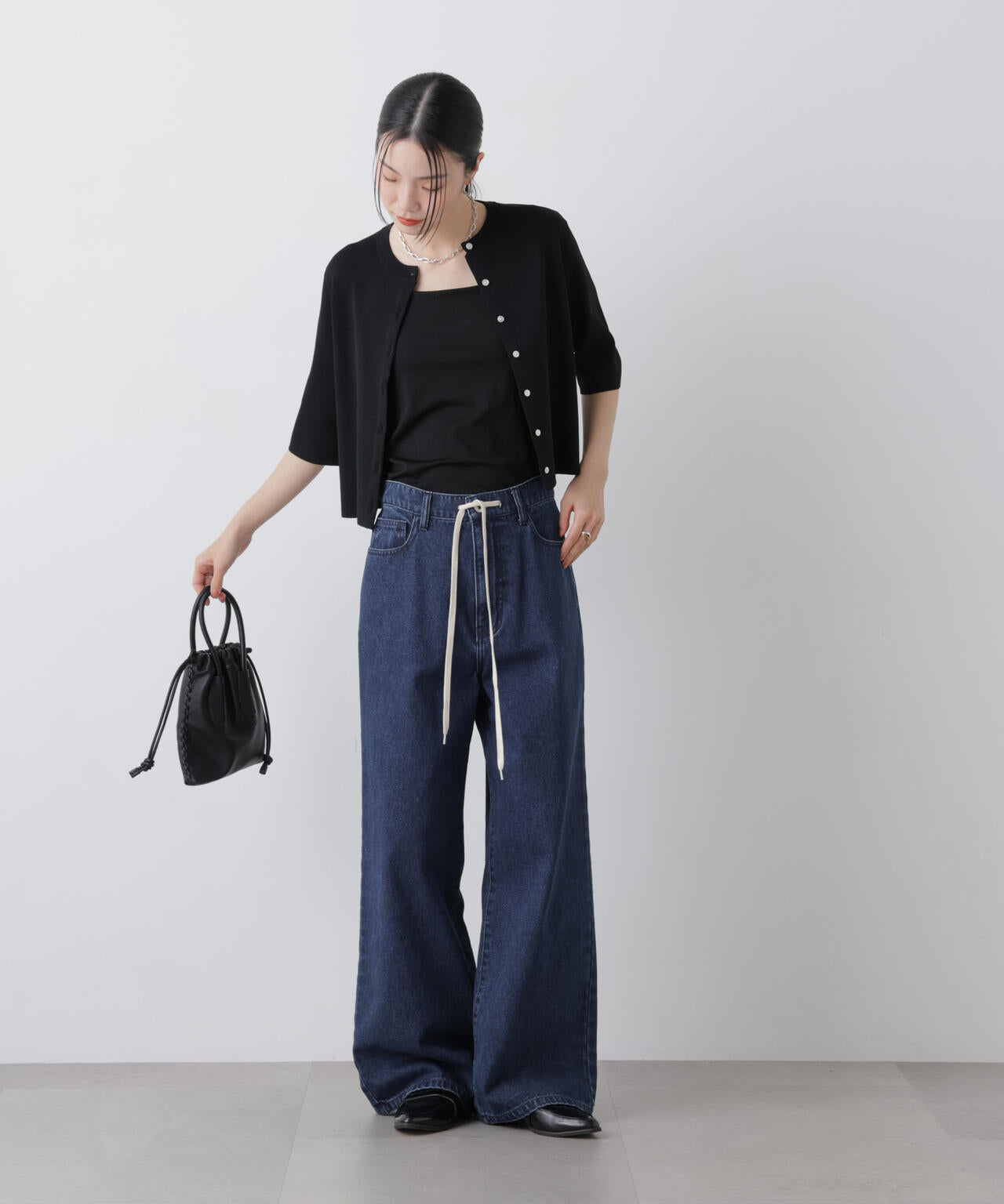 洗濯機洗い可UVカット接触冷感半袖カーディガン 6736122312