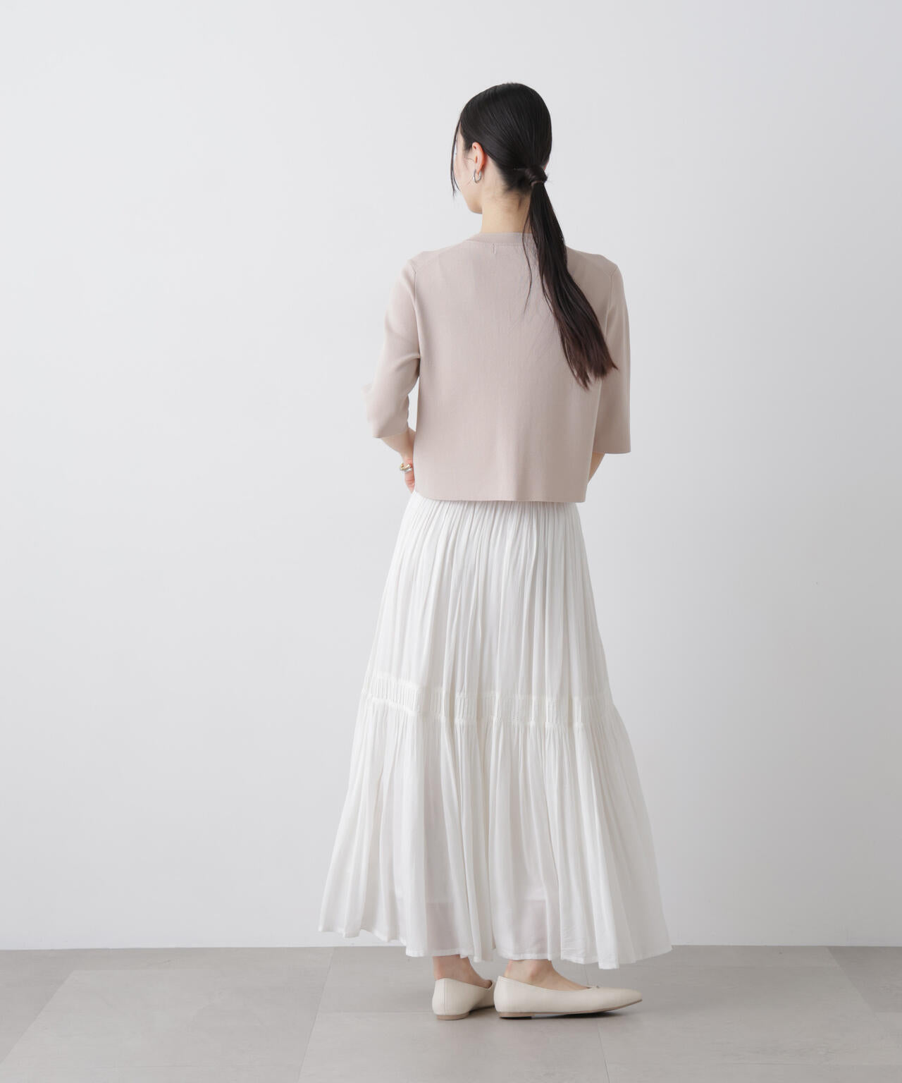 洗濯機洗い可UVカット接触冷感半袖カーディガン 6736122312