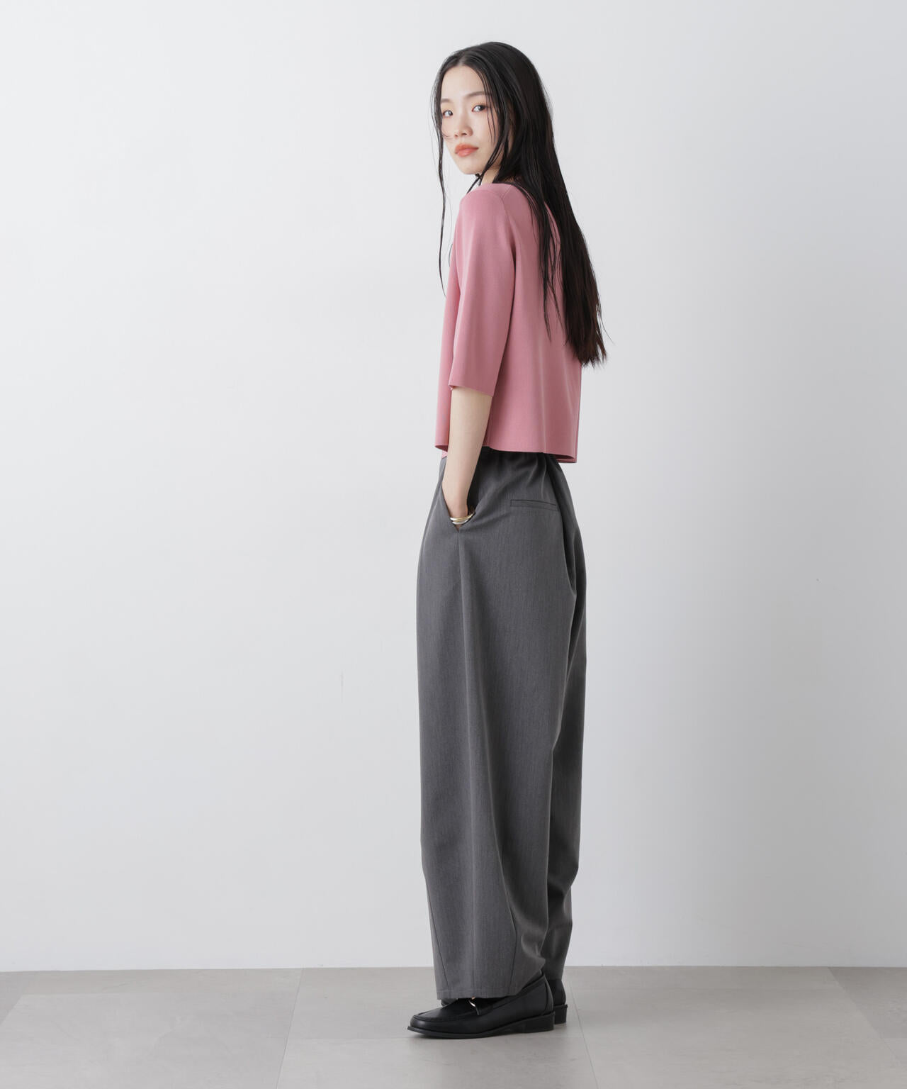 洗濯機洗い可UVカット接触冷感半袖カーディガン 6736122312