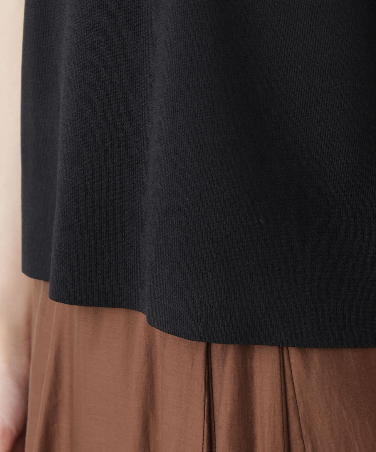 洗濯機洗い可UVカット接触冷感半袖ニット 6736122313