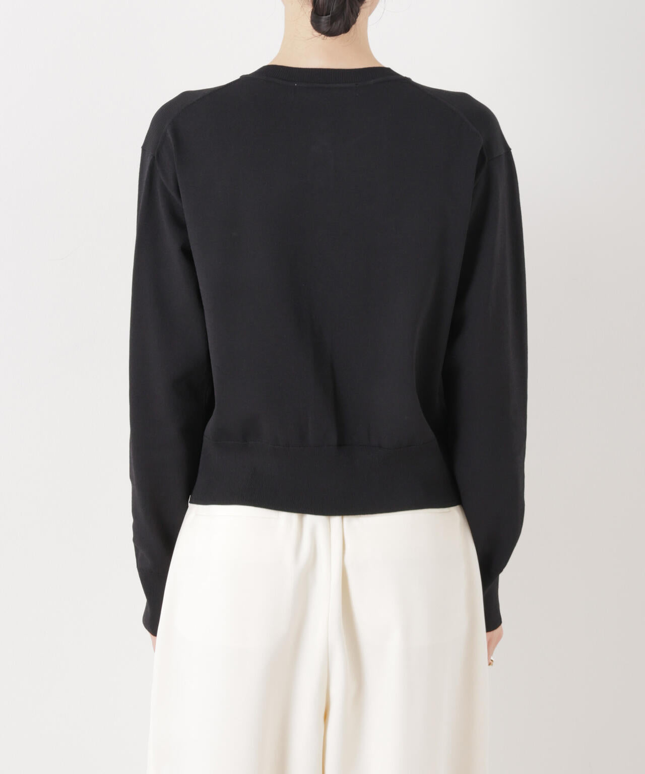 洗濯機洗い可UVカット接触冷感金ボタンクルーカーディガン 6736122316