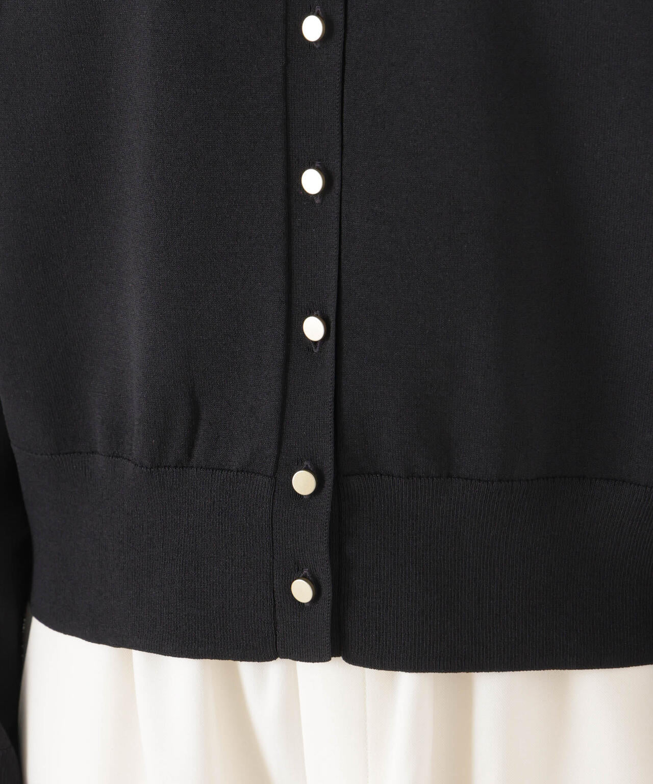 洗濯機洗い可UVカット接触冷感金ボタンクルーカーディガン 6736122316