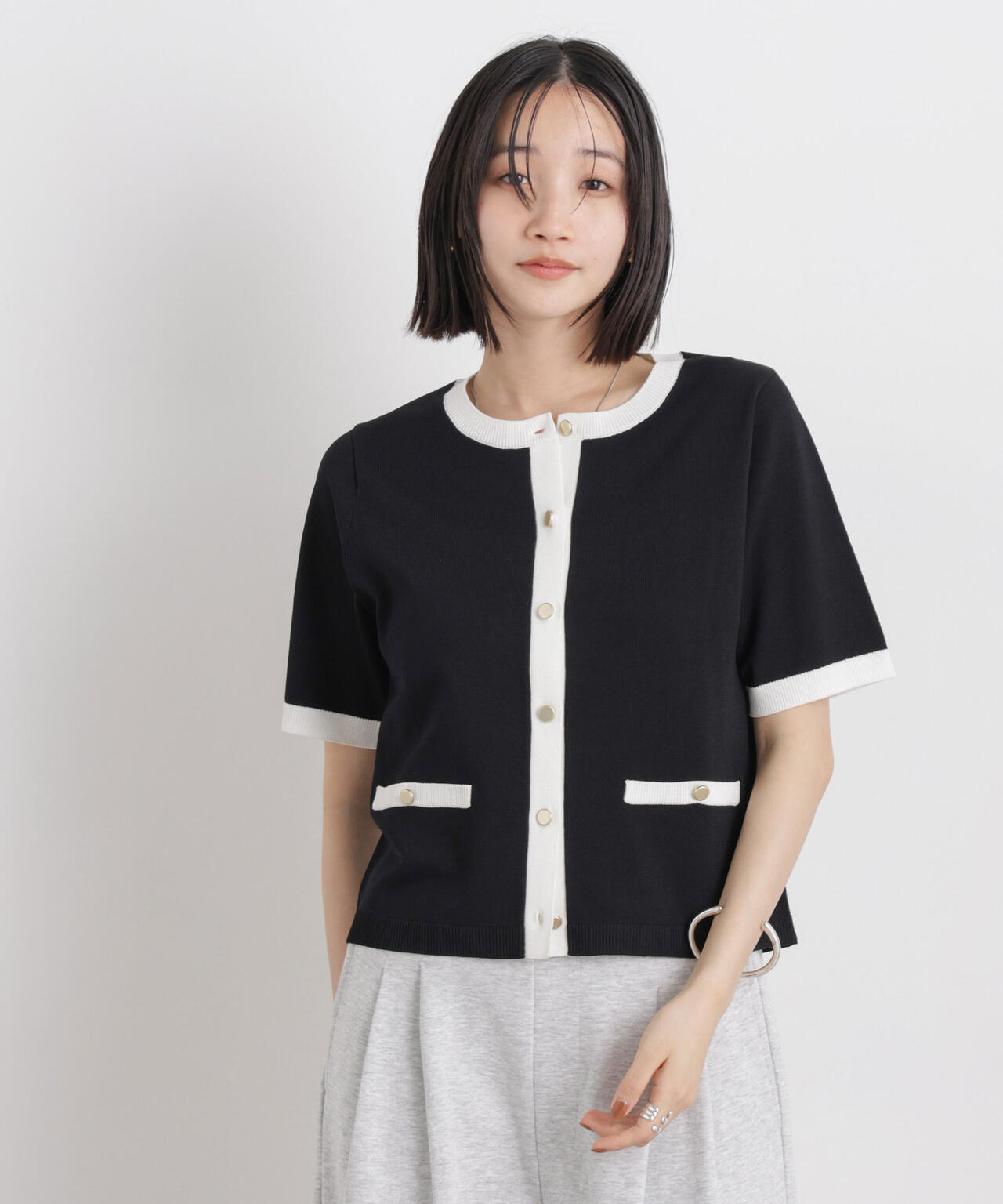 165cm　B:80 W:59 H:85 着用サイズ：F