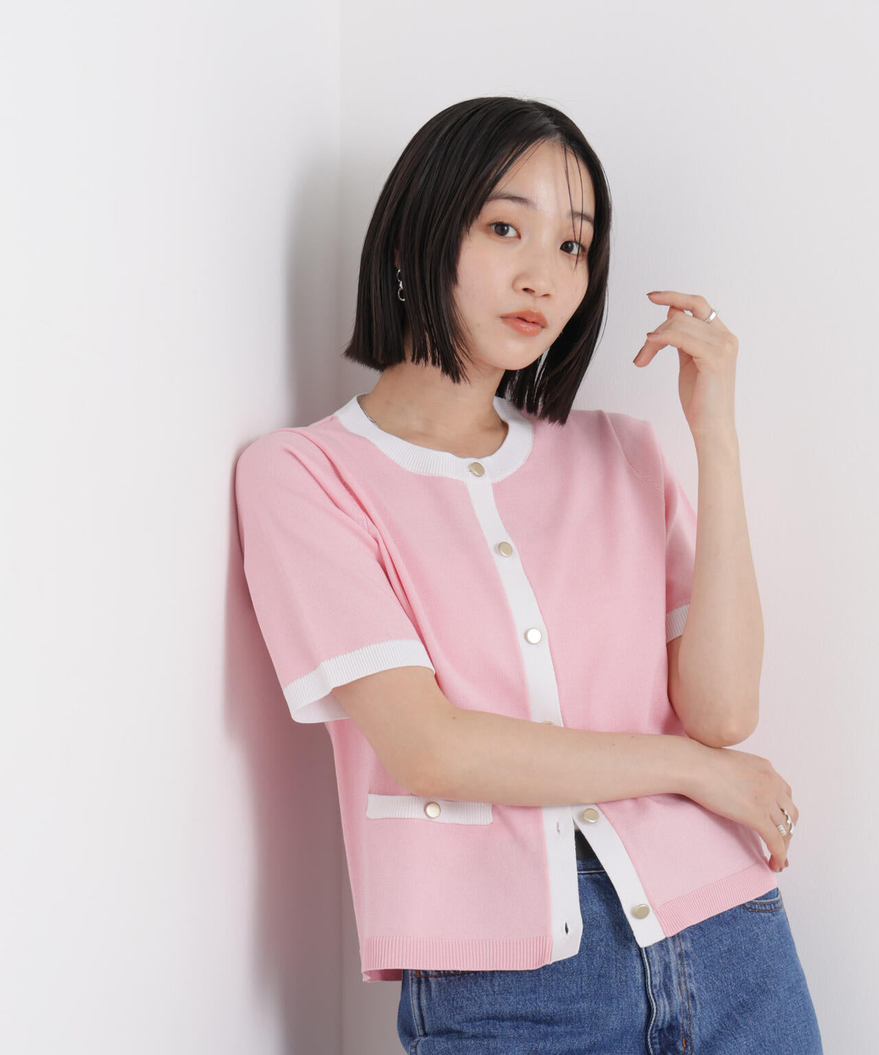 165cm　B:80 W:59 H:85 着用サイズ：F