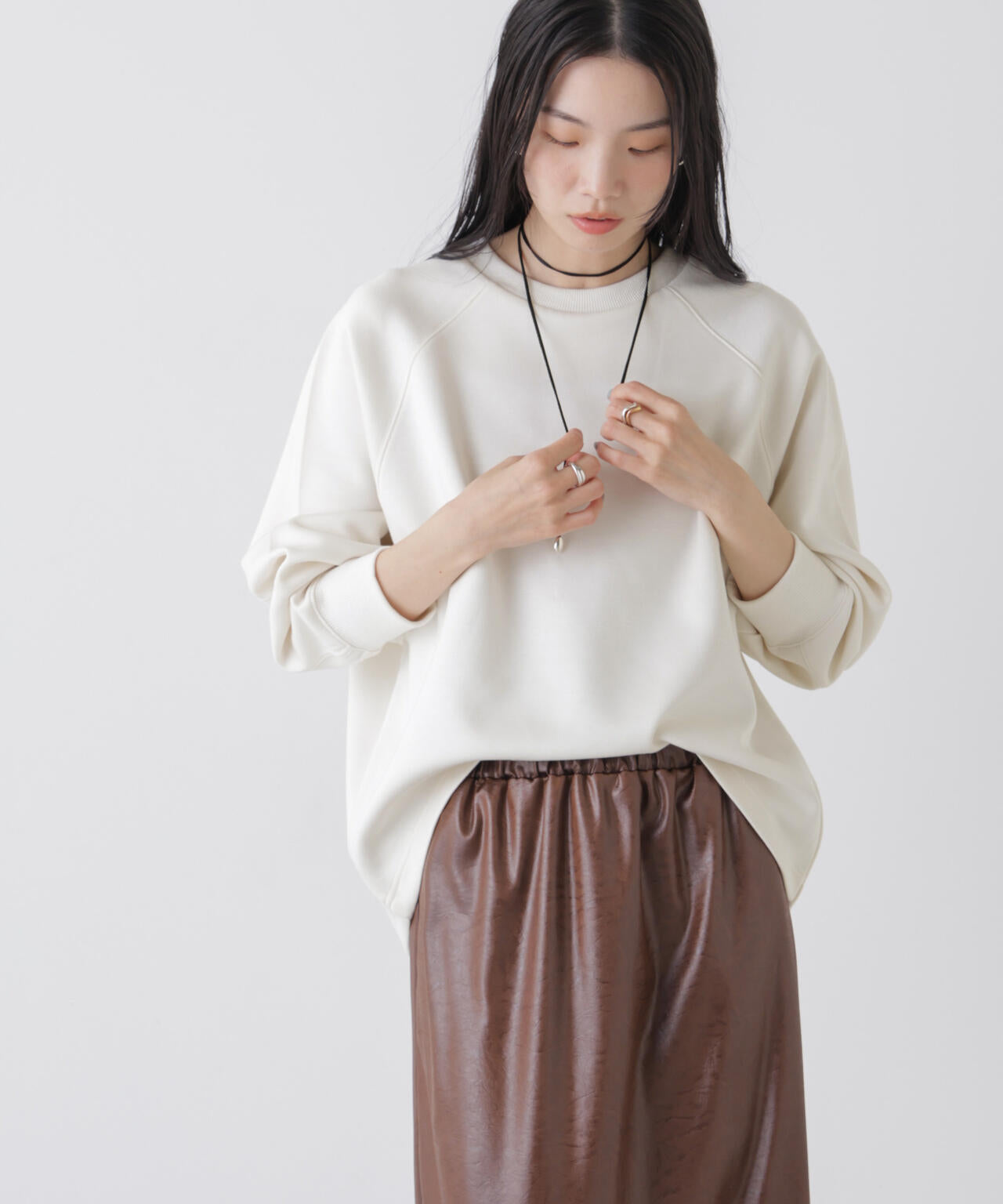 ソフトダンボールドルマンコクーンシルエットプルオーバー 6736123302