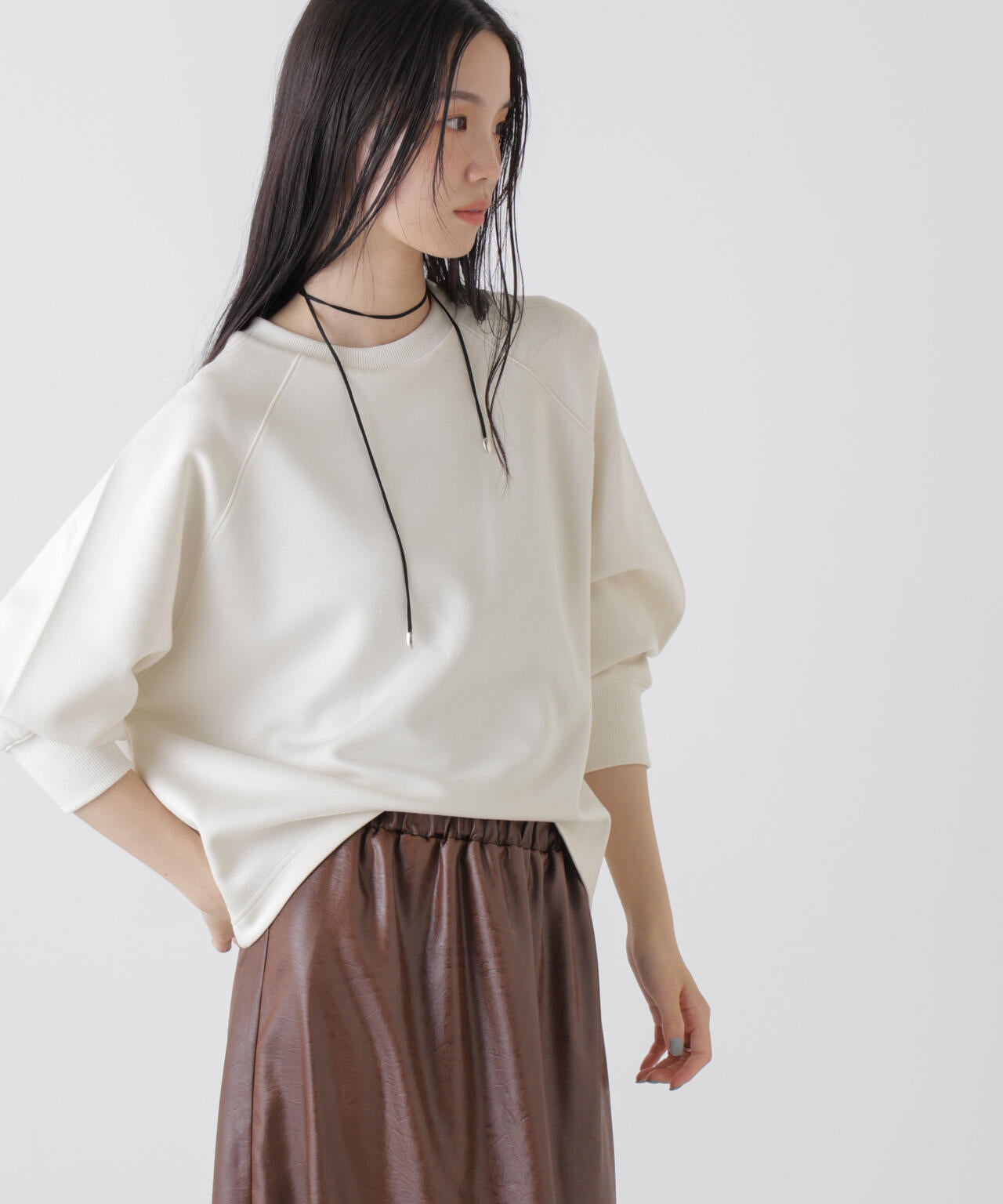 ソフトダンボールドルマンコクーンシルエットプルオーバー 6736123302