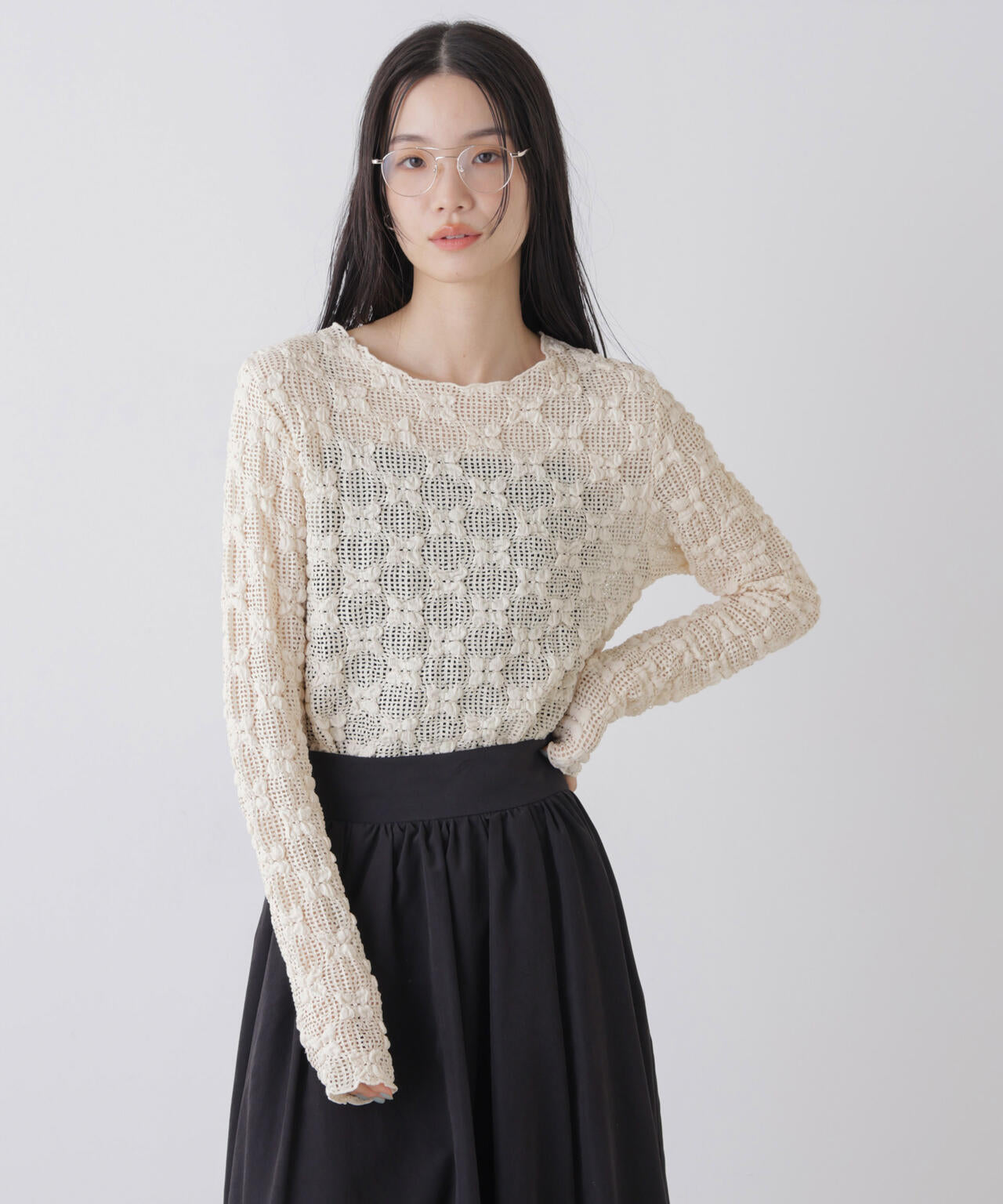 ポコポコレースカットトップス 6736123303