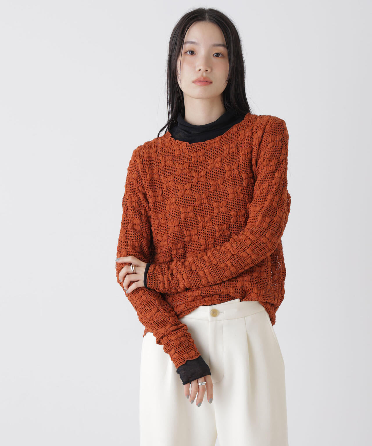 ポコポコレースカットトップス 6736123303