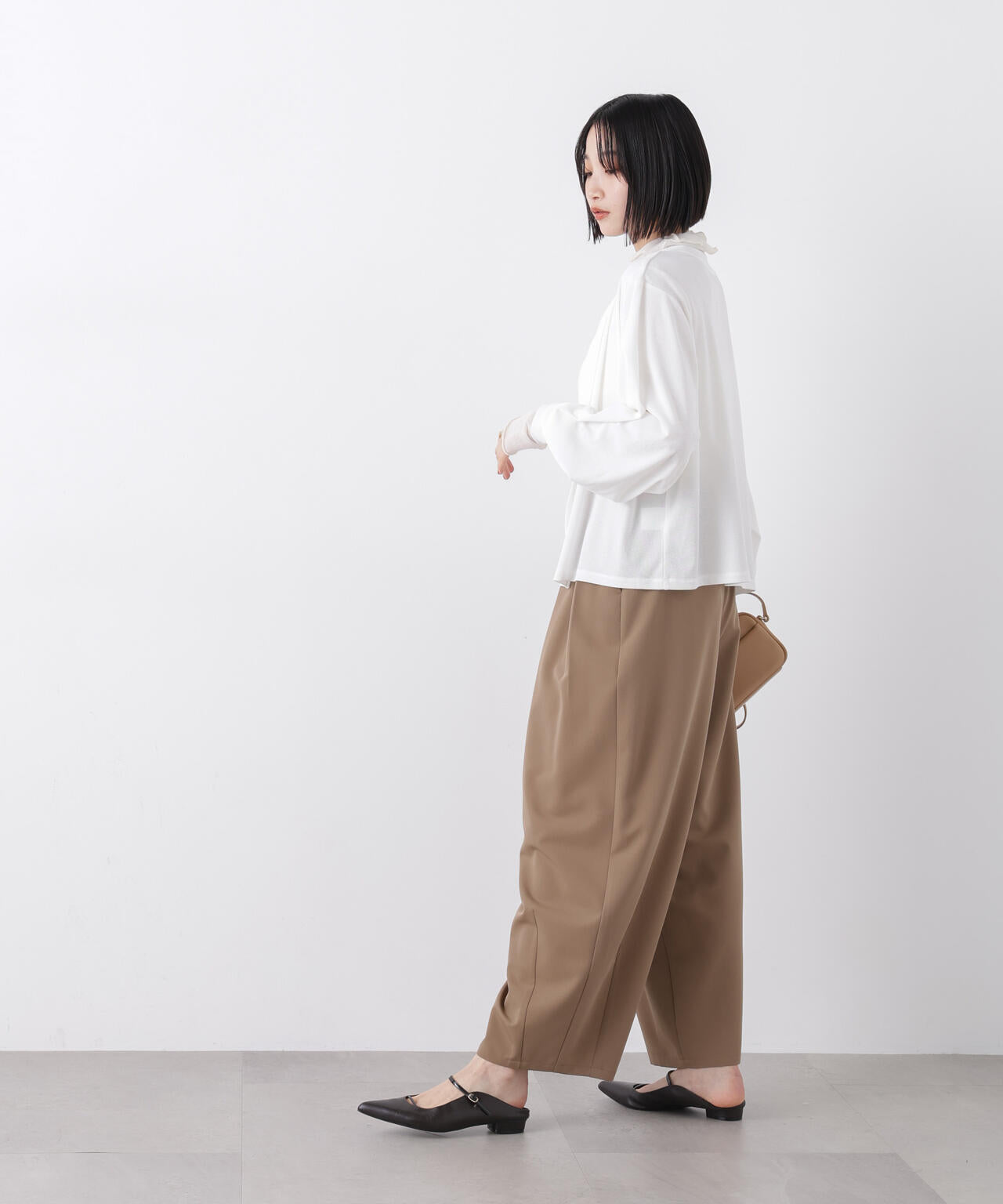 シアーカット Vネック カーディガン