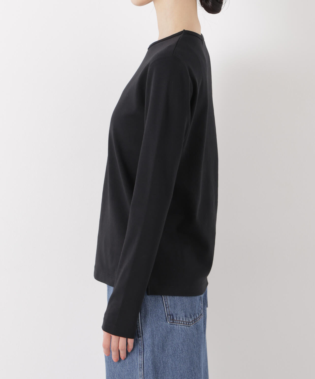 Repur加工 スムースシルケット ロングスリーブ トップス