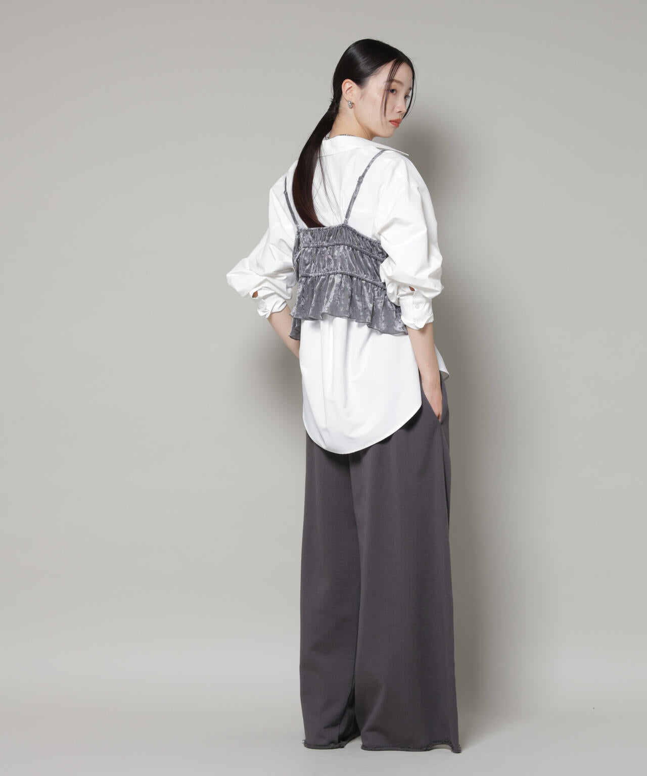 フロントリボンキャミソールビスチェ 6736124300