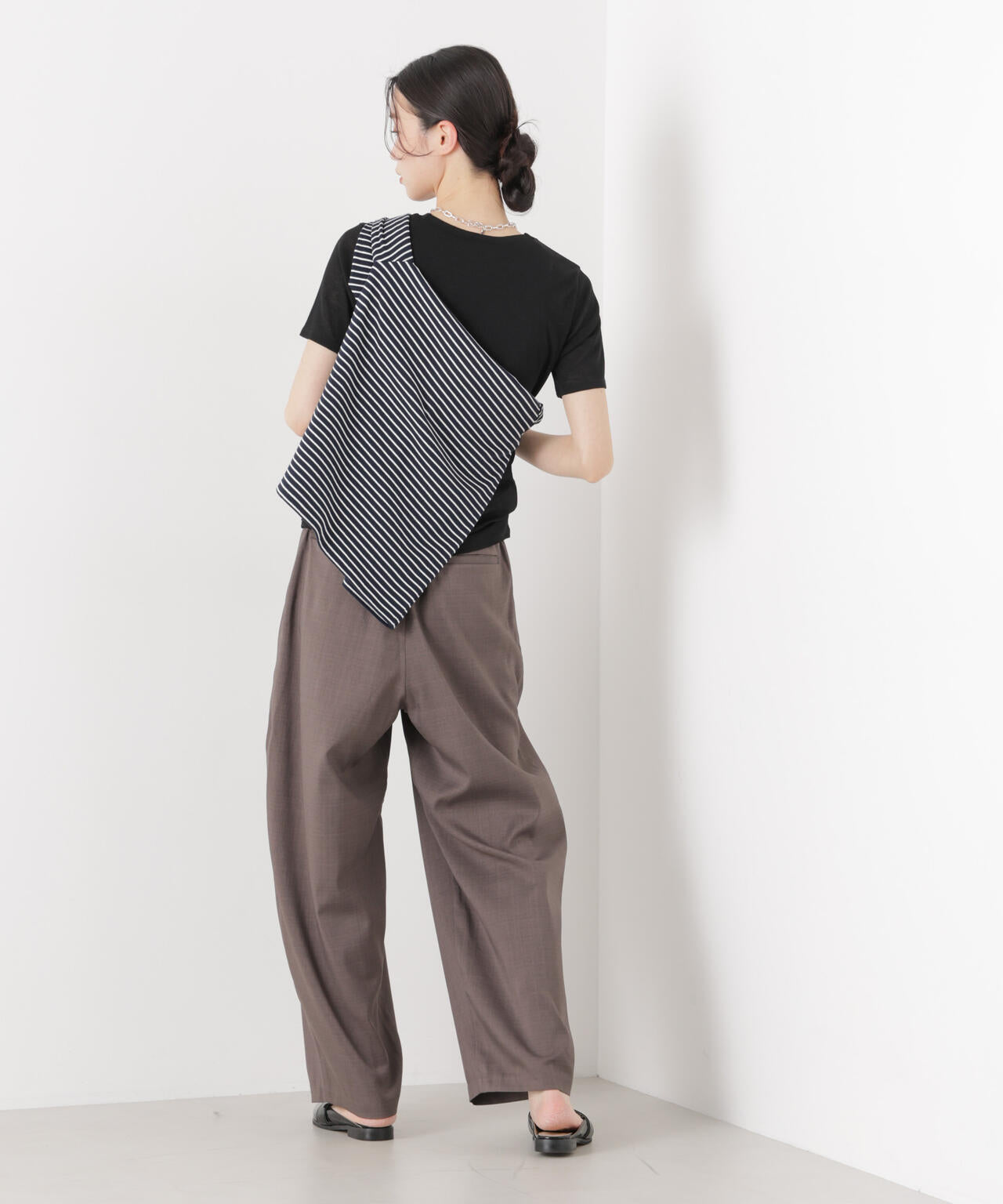 スラブシアー半袖Tシャツ 6736124301