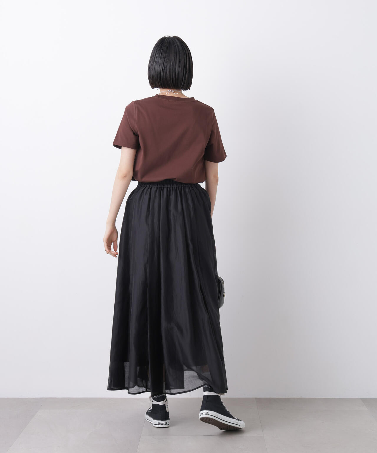 接触冷感&紫外線防止機能 ロゴプリントTシャツ 6736124302
