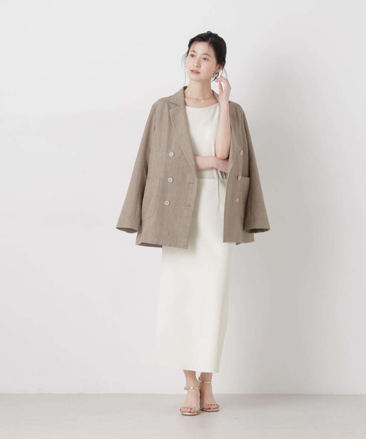 抗菌防臭リブカップ付きアメスリキャミ 6736124308