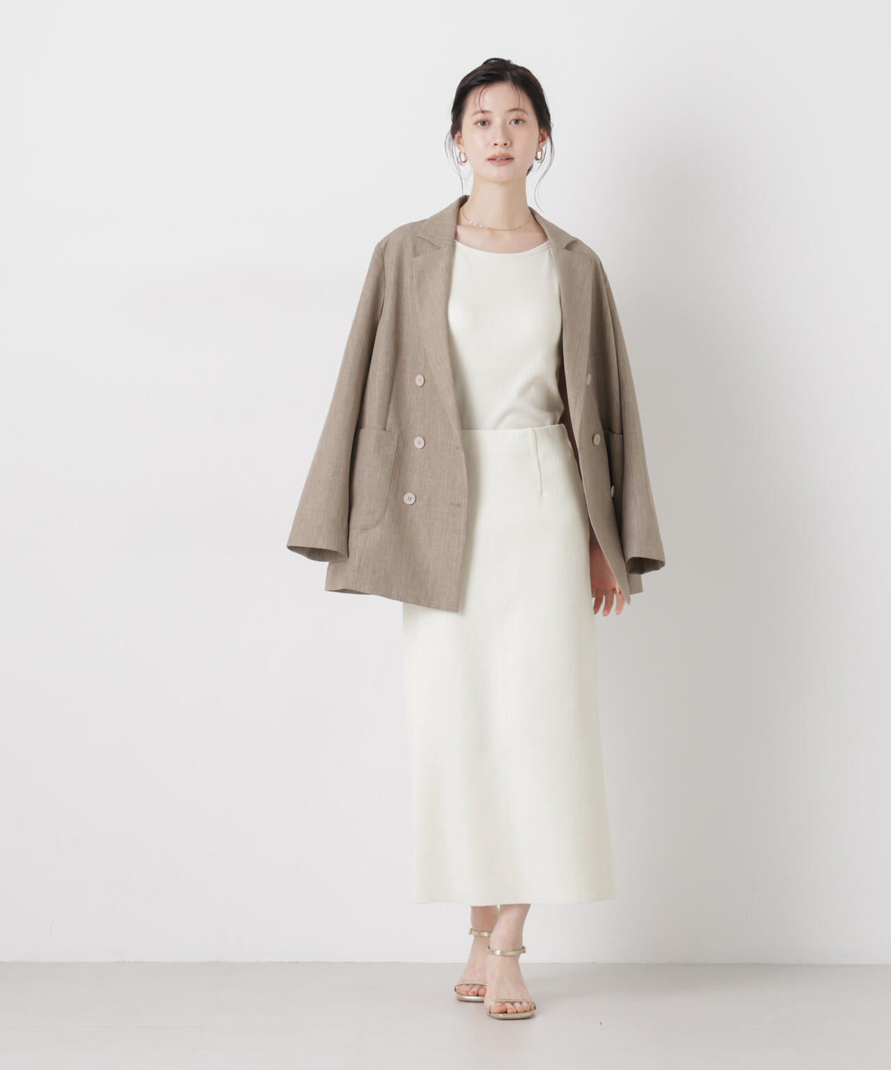 抗菌防臭リブカップ付きアメスリキャミ 6736124308