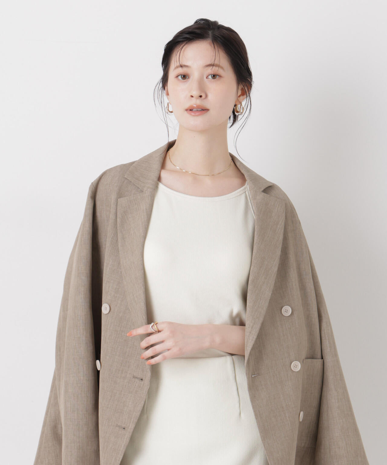 抗菌防臭リブカップ付きアメスリキャミ 6736124308