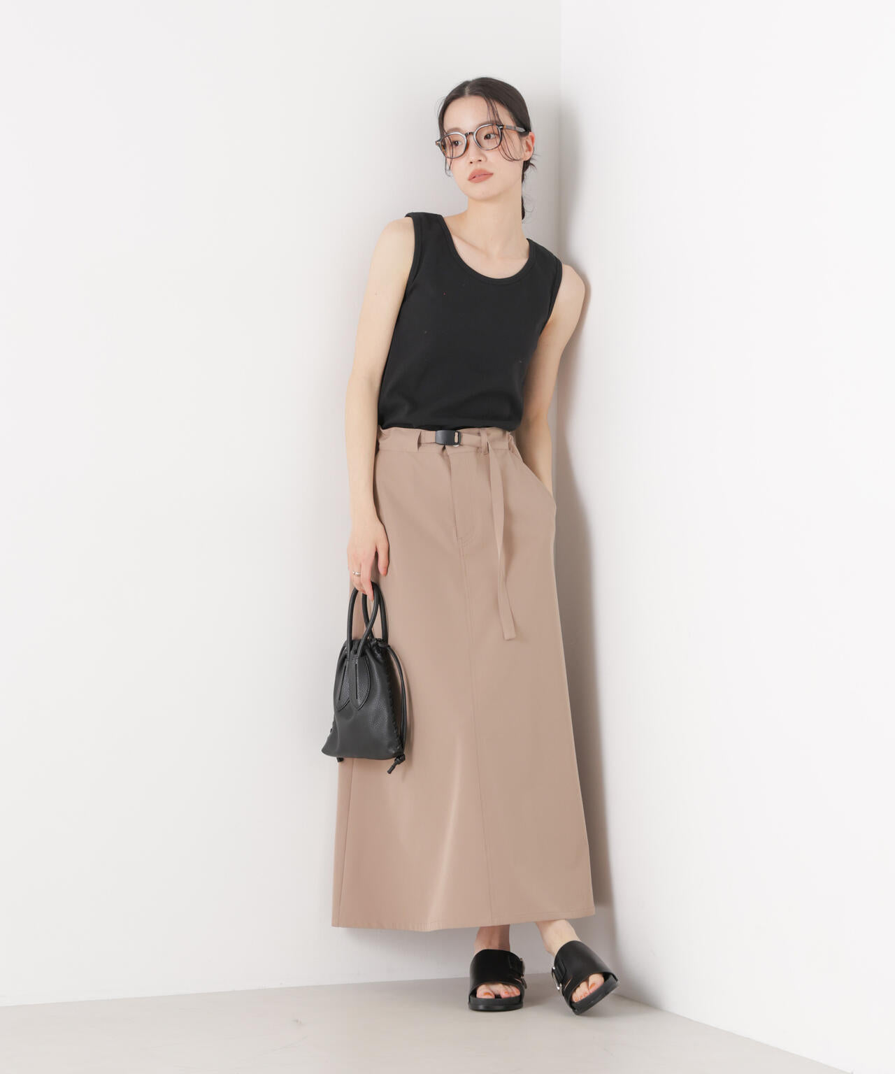 抗菌防臭コットンフライスカットタンクトップ 6736124312