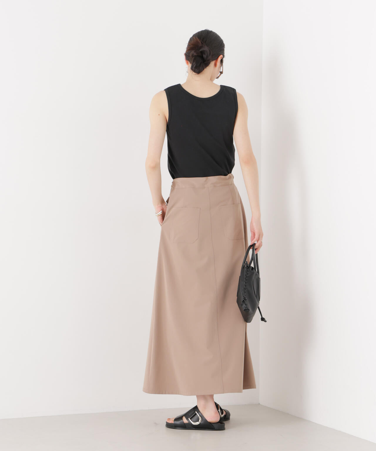 抗菌防臭コットンフライスカットタンクトップ 6736124312