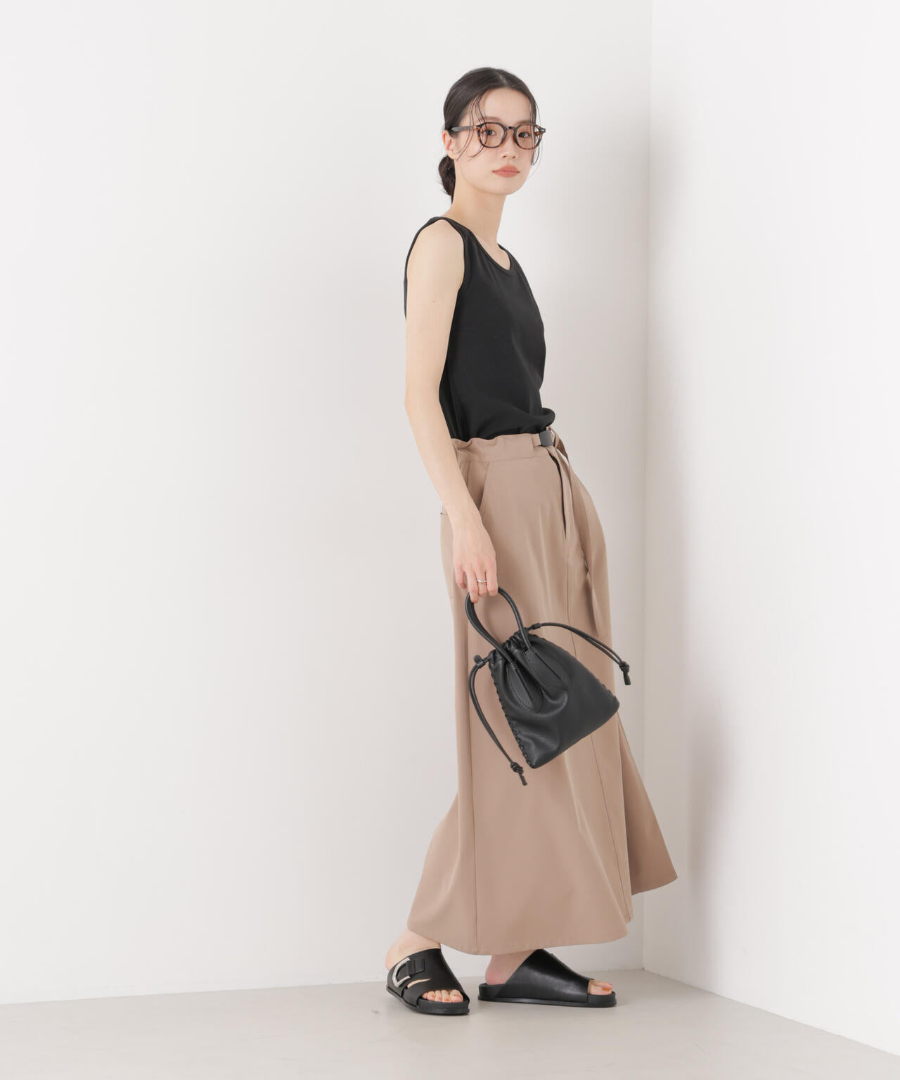 抗菌防臭コットンフライスカットタンクトップ 6736124312