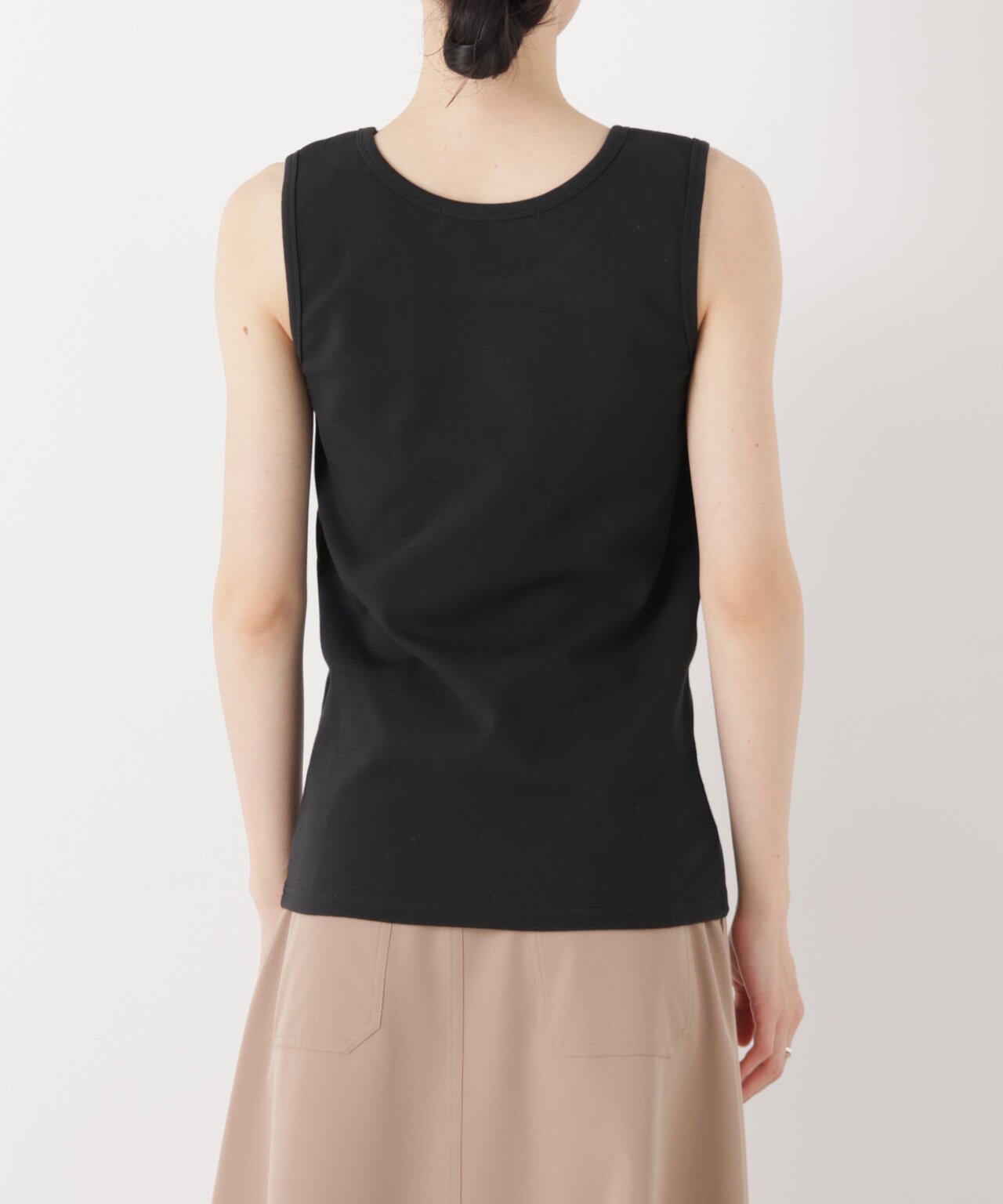 抗菌防臭コットンフライスカットタンクトップ 6736124312