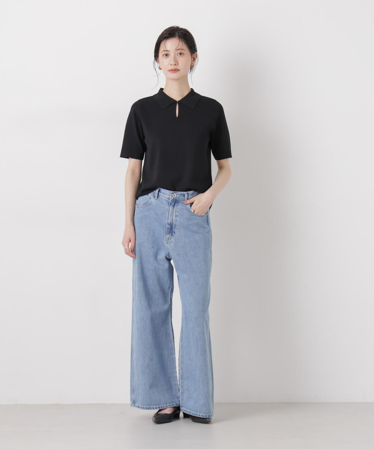 SOLO ワイド　バギー　デニム濃紺 CALIFORNIA OUTFITTERS ジーンズ 3-5B2 ワイドバギーデニムパンツ