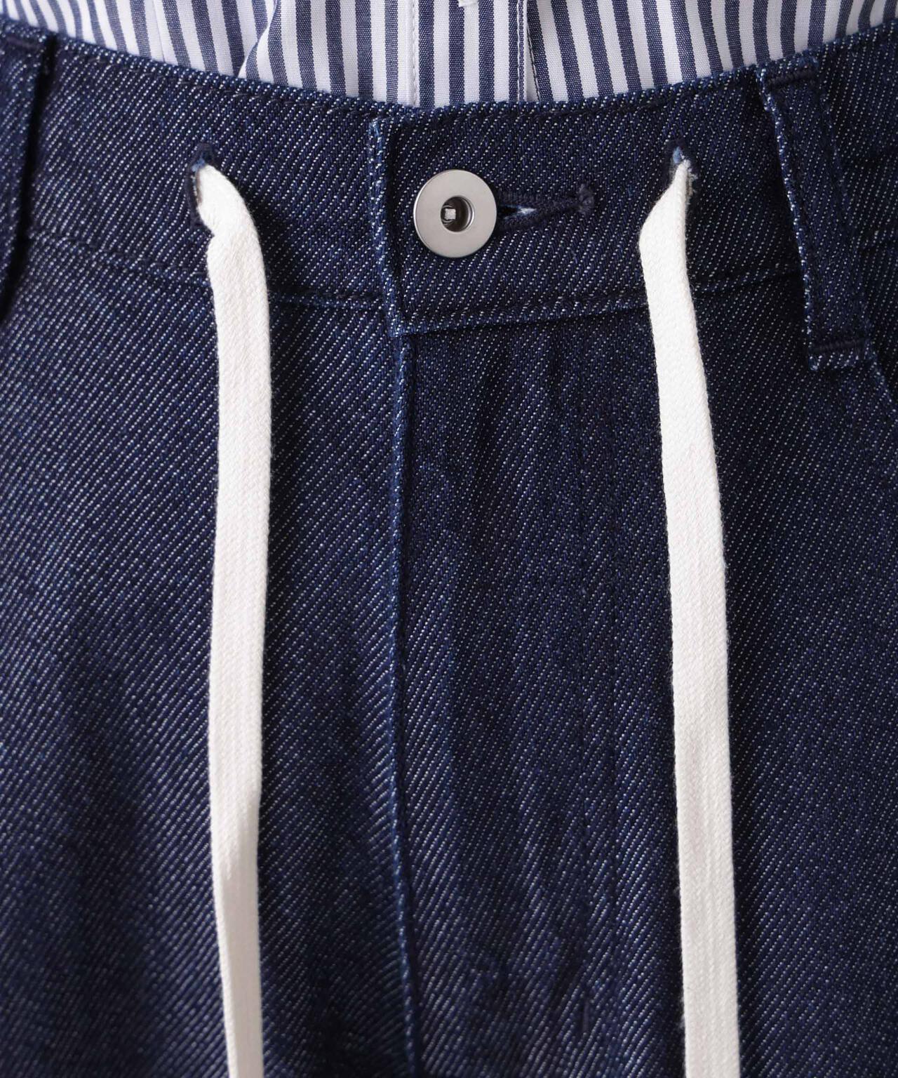 ウエストドロストワイドデニムパンツ 6736127306