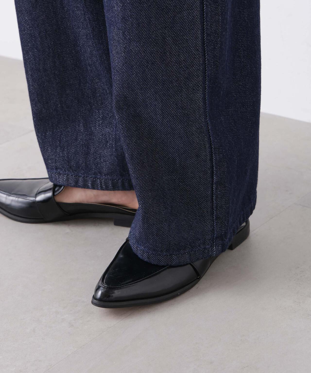 ウエストドロストワイドデニムパンツ 6736127306