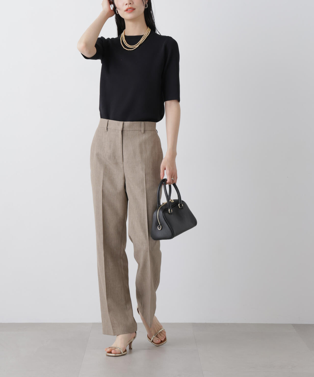 多機能センタープレスパンツ(セットアップ可)