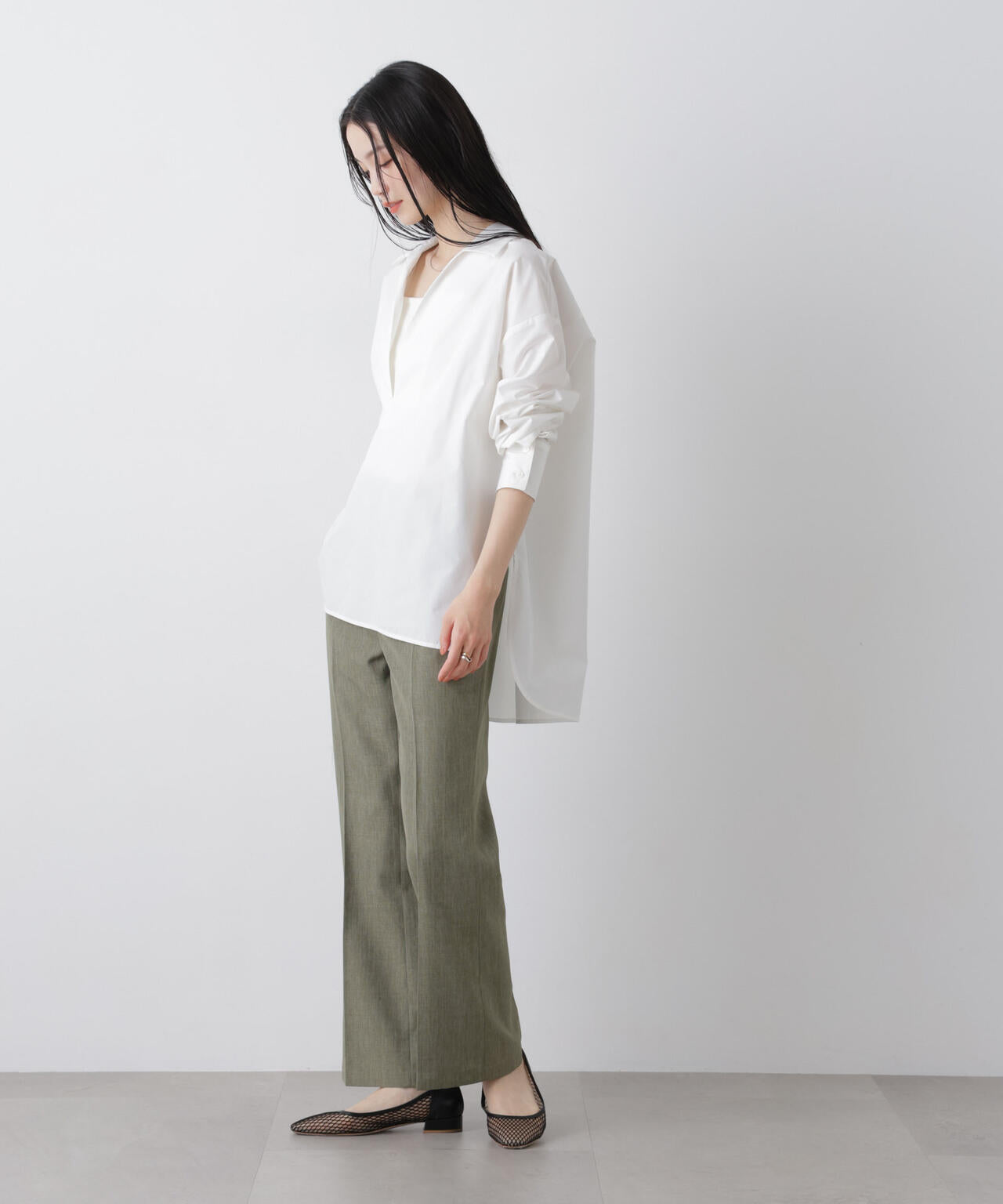 多機能センタープレスパンツ(セットアップ可) 6736127307