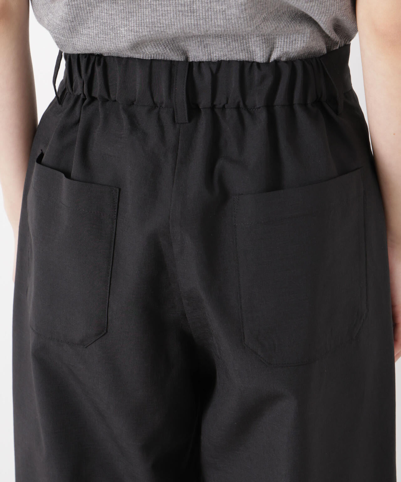 ソフトシアーツータックワイドパンツ(セットアップ可) 6736127308