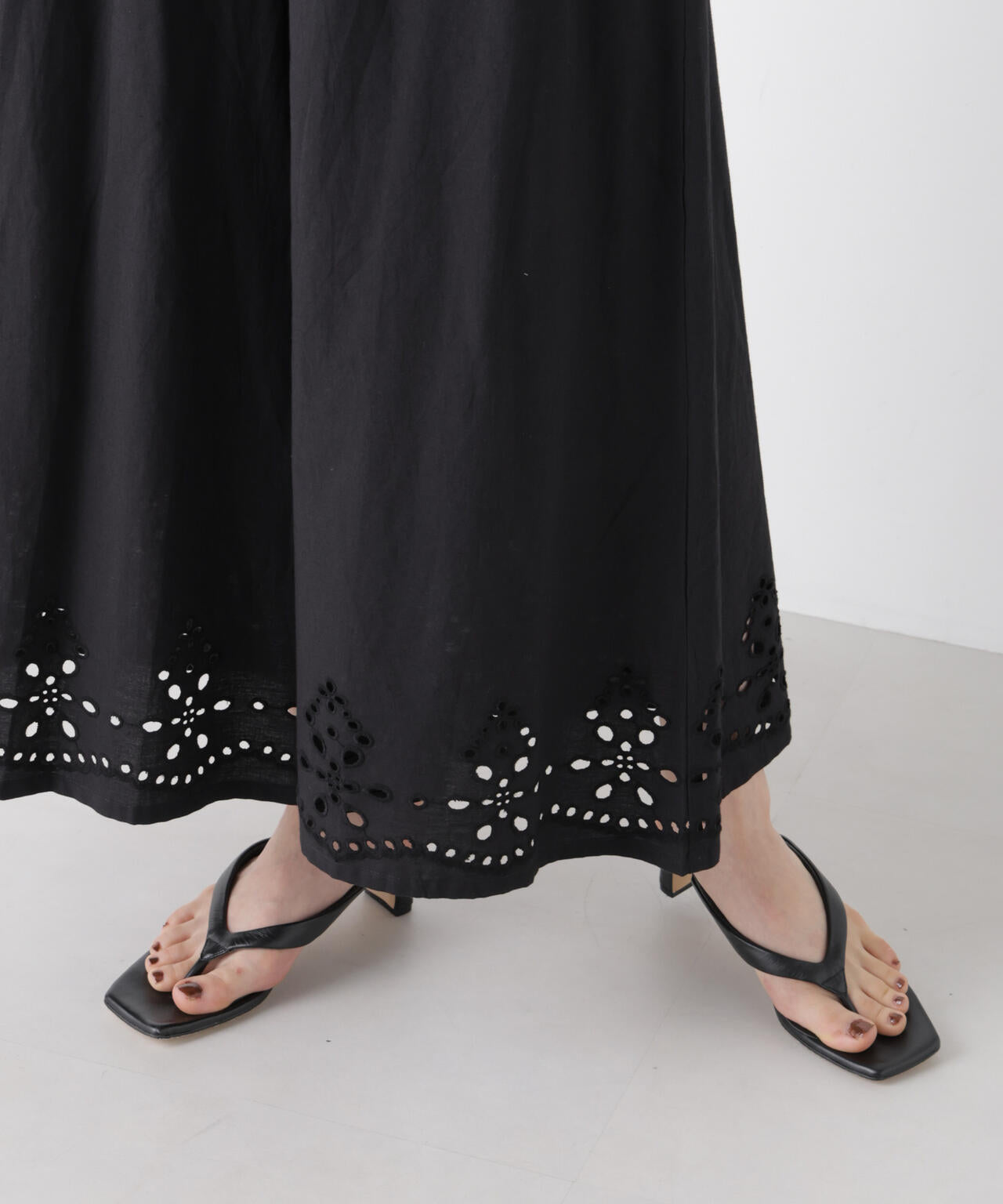 made in INDIAカットワークエンブロイダリーパンツ(セットアップ可) 6736127312