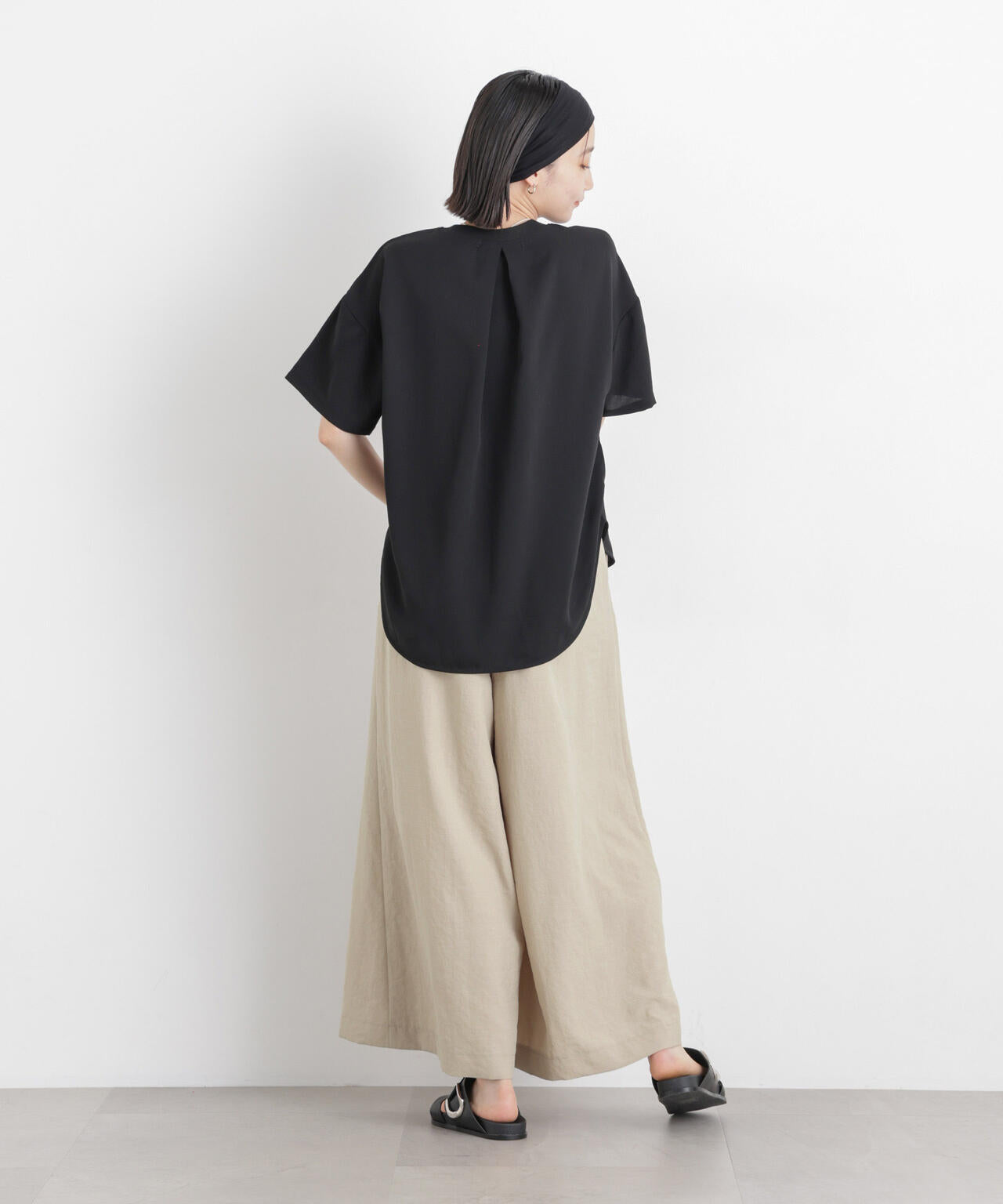 タンブラーブッチャー ボックスプリーツ ワイドパンツ ( セットアップ 可)