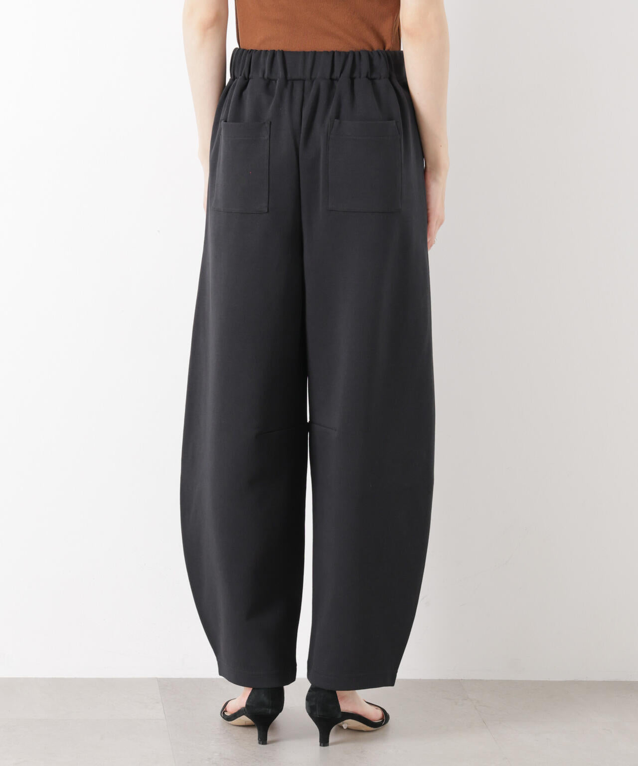 接触冷感ダンボールカットカーブシルエットパンツ(セットアップ可) 6736127320