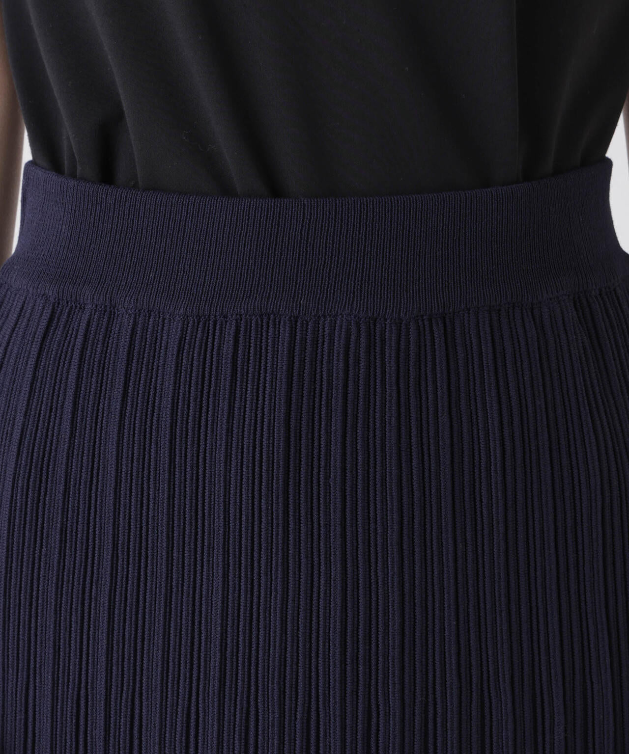 プリーツニットナロースカート(セットアップ可) 6736130301