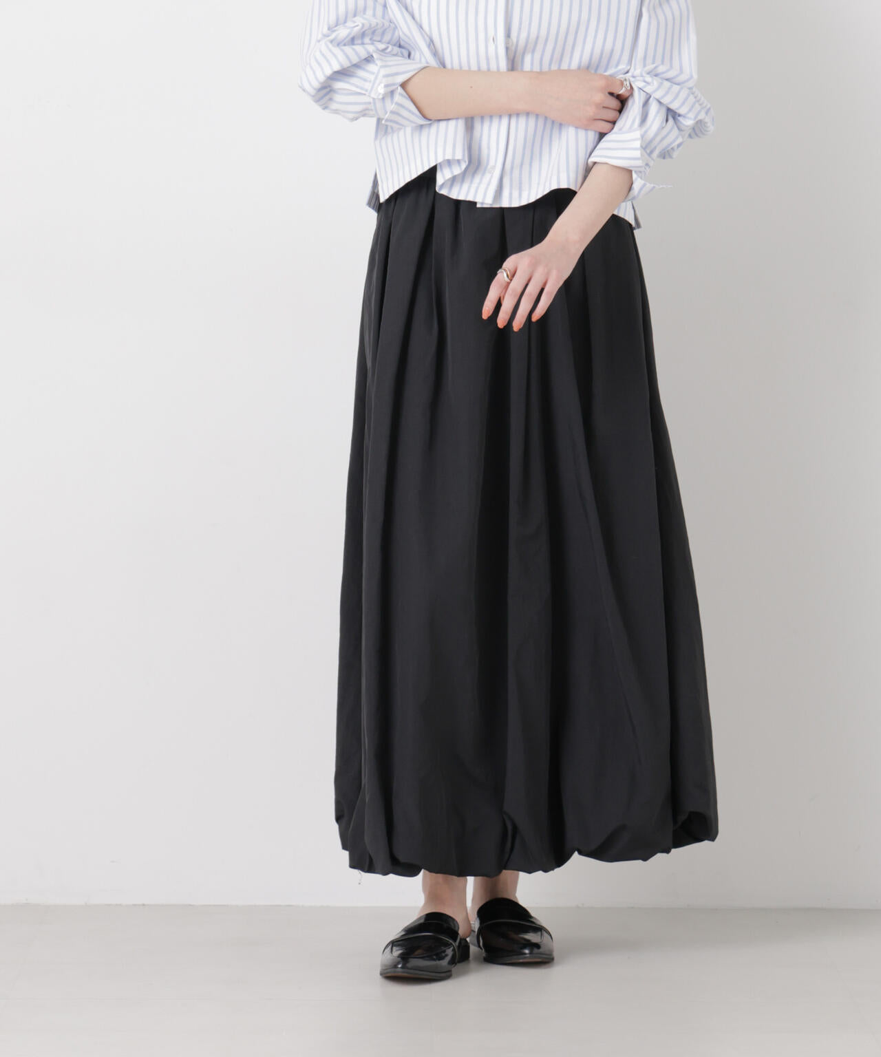 ナイロンタッサーバルーンスカート 6736130306