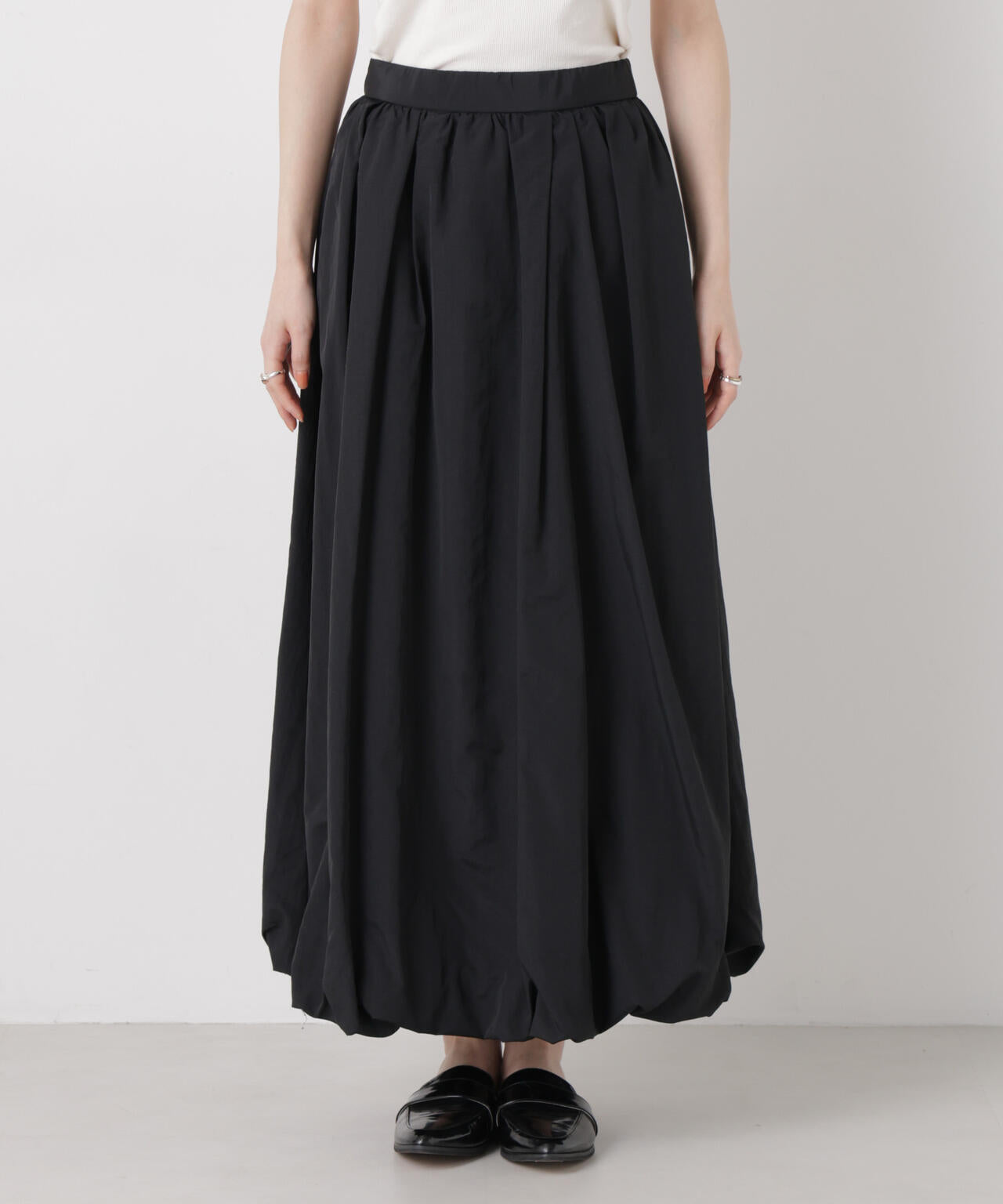 ナイロンタッサーバルーンスカート 6736130306