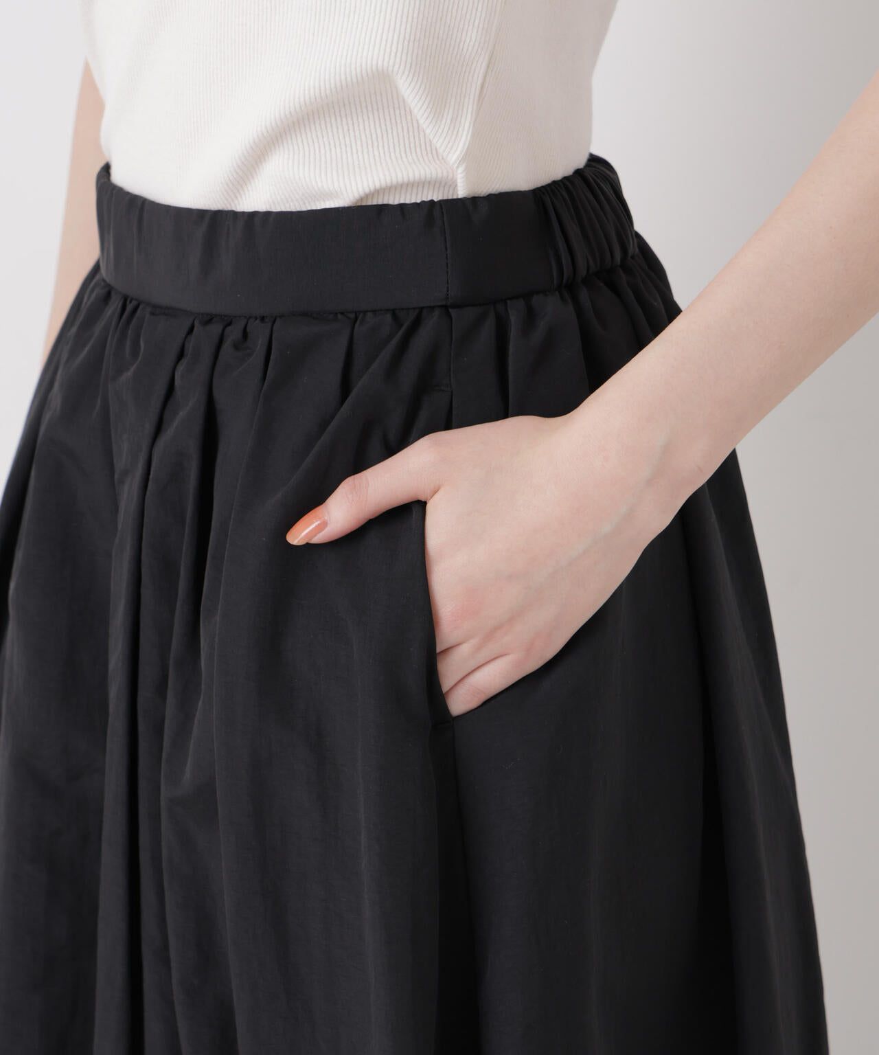 ナイロンタッサーバルーンスカート 6736130306