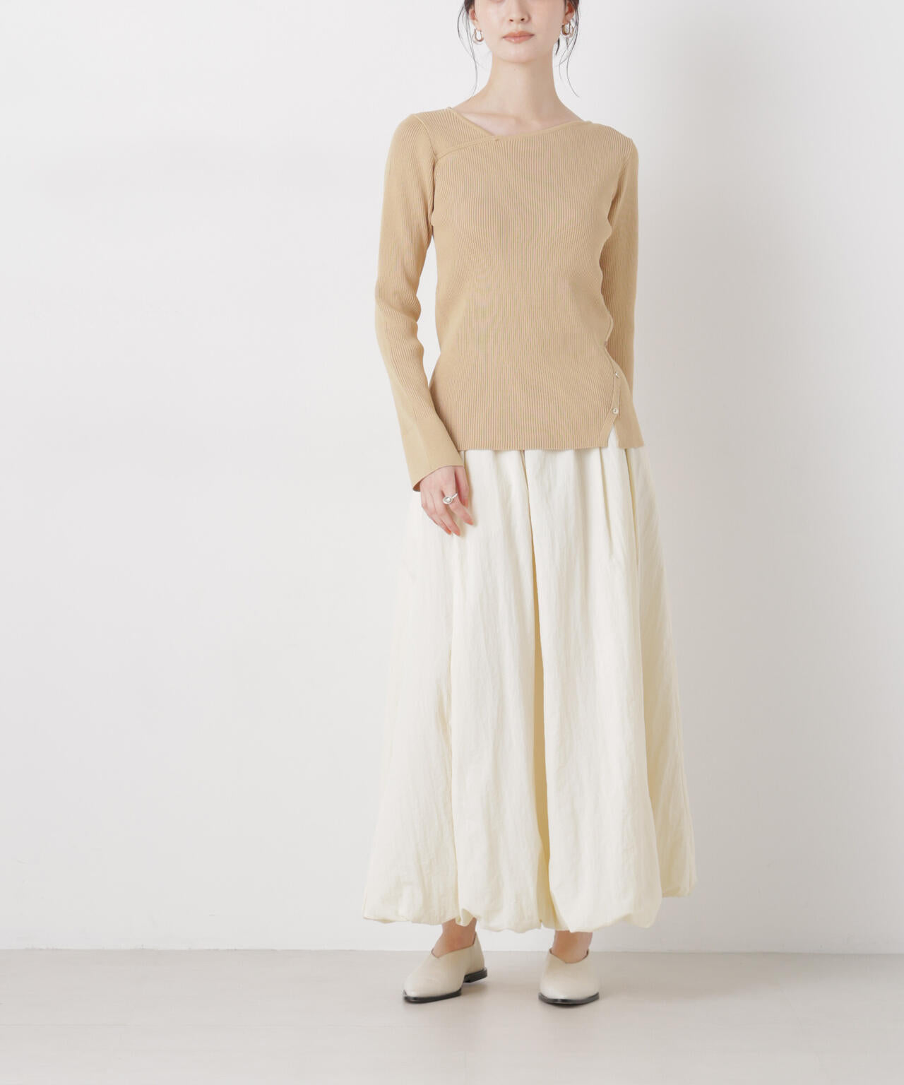 ナイロンタッサーバルーンスカート 6736130306