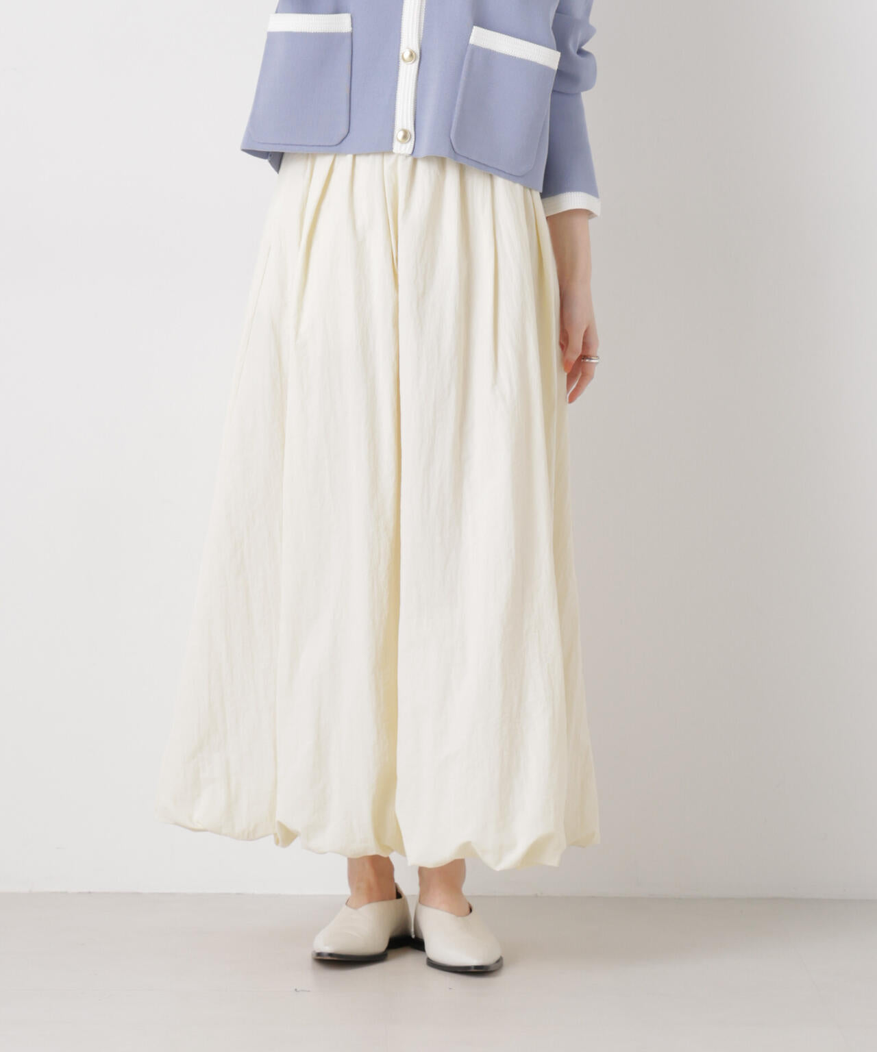 ナイロンタッサーバルーンスカート 6736130306