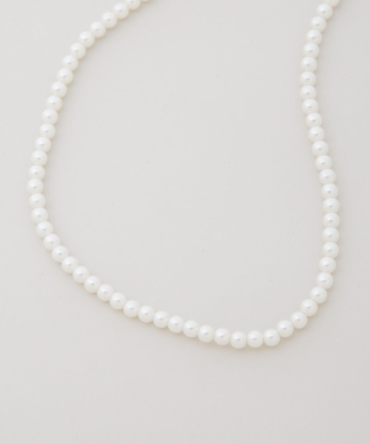 イミテーションパール4mmネックレス 6736146300