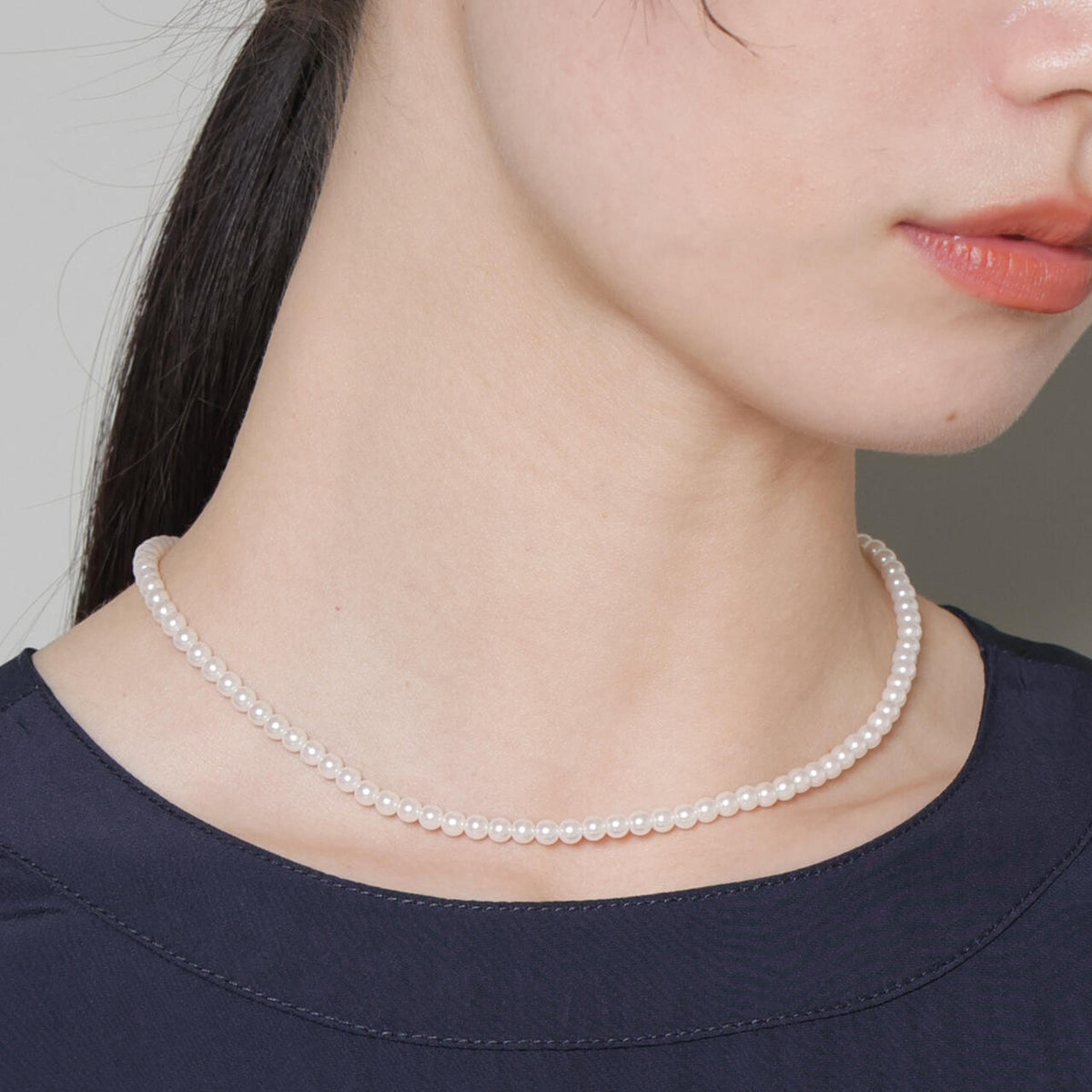 イミテーション パール 4mm ネックレス