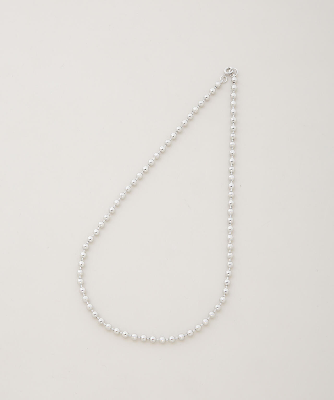 4mm ボールチェーン ネックレス 長さ40cm