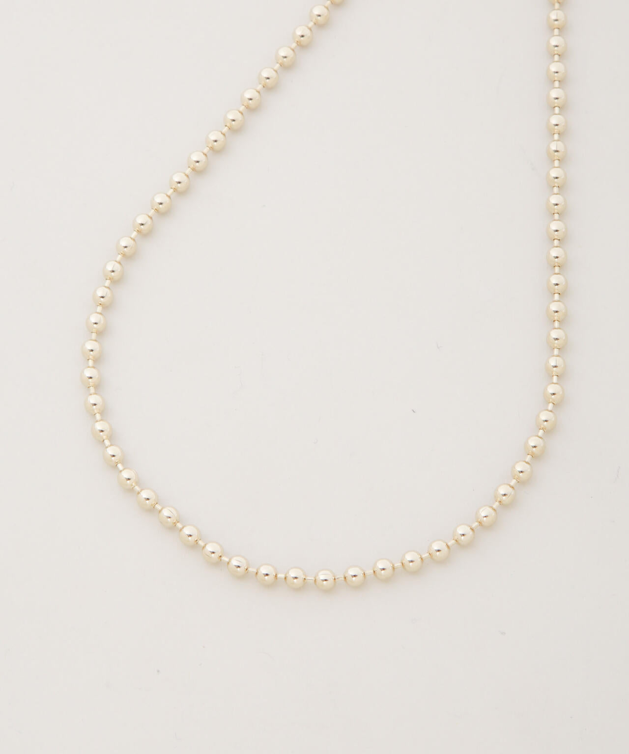 4mm ボールチェーン ネックレス 長さ40cm