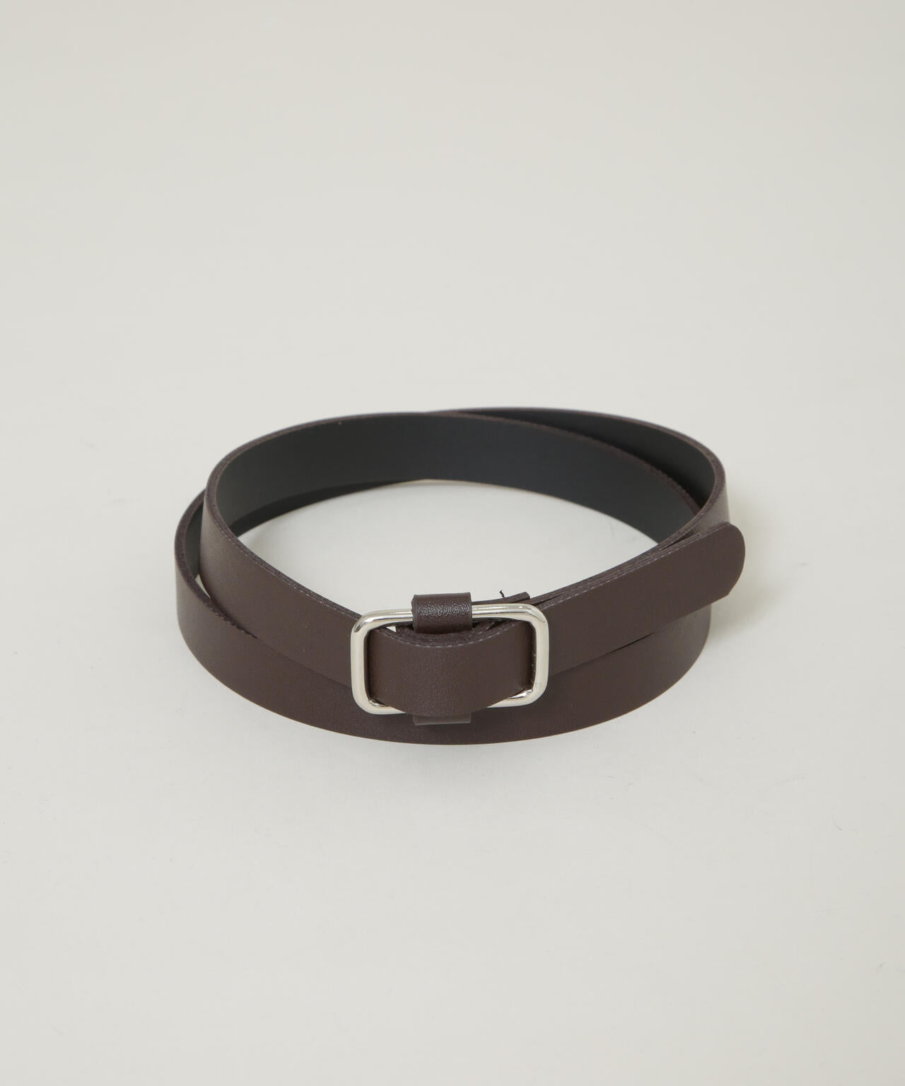 無段階調整 スクエア型バックル2cm幅ベルト 6736150300