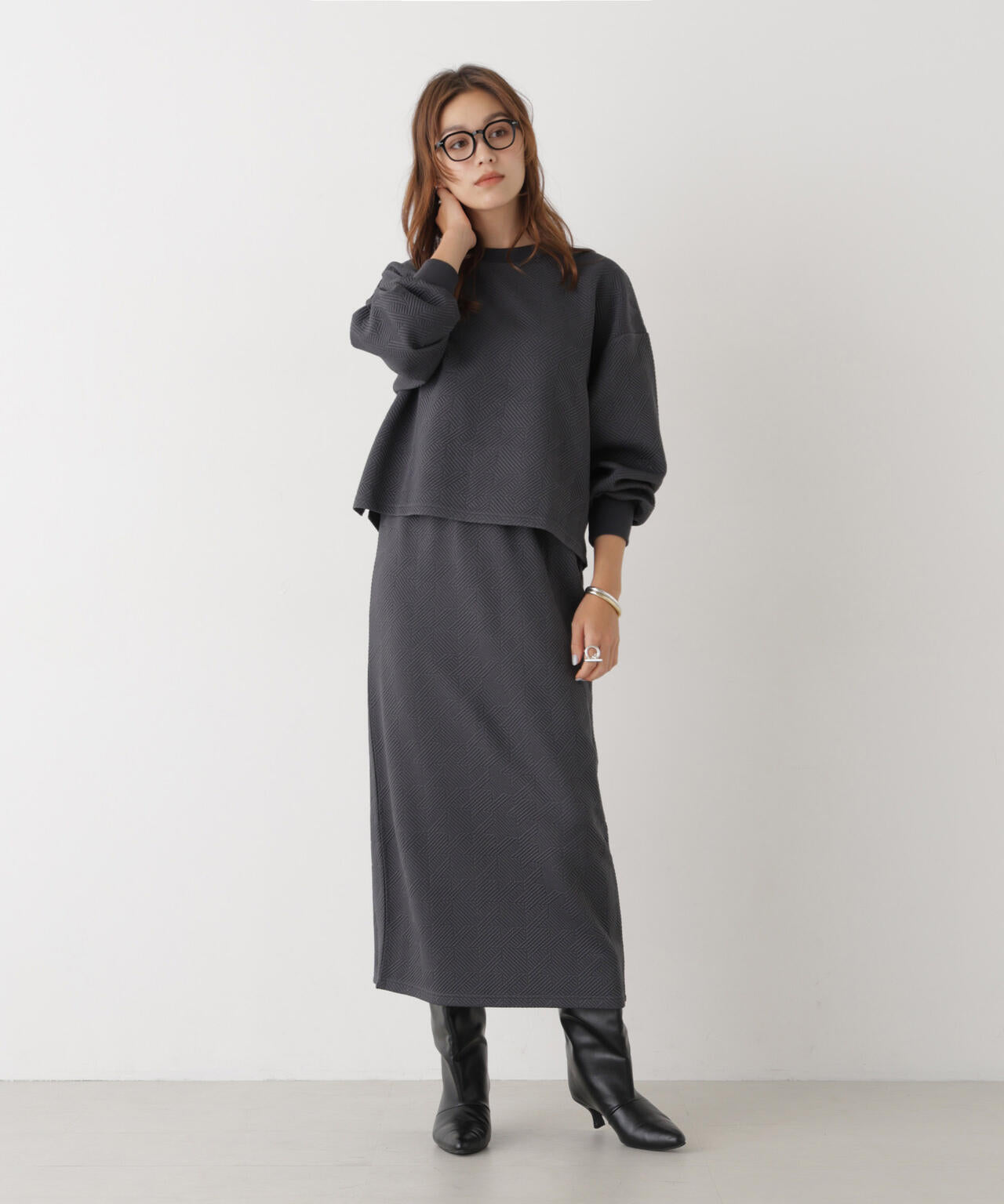 ジャガードカット セットアップ 6736219310